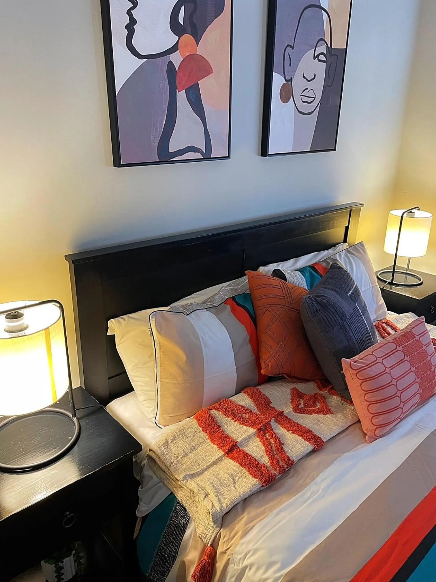 Bed in Flat Bush Holiday Accommodation