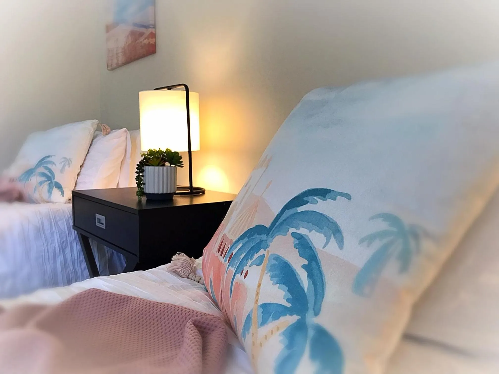 Bed in Flat Bush Holiday Accommodation