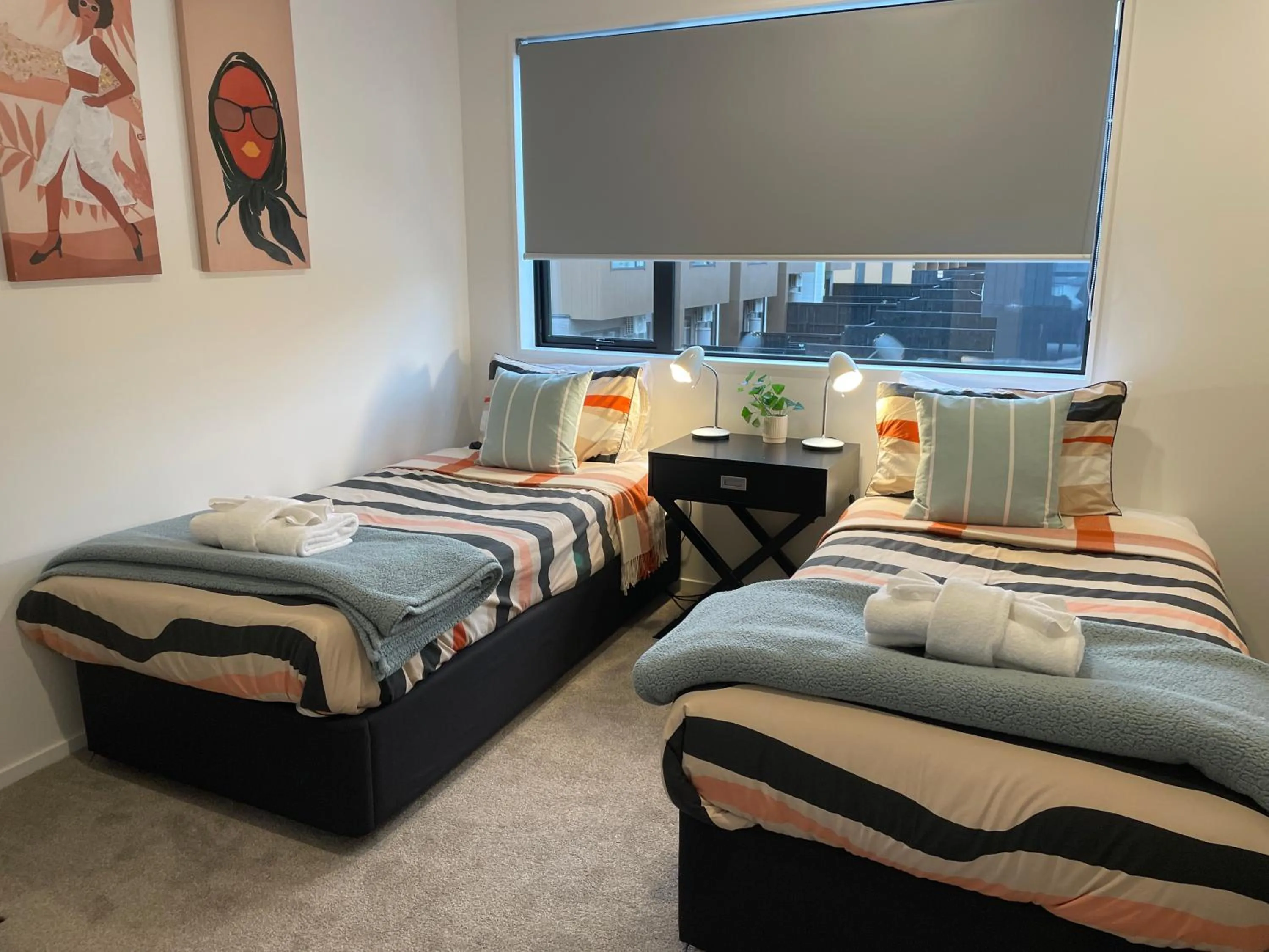 Bed in Flat Bush Holiday Accommodation