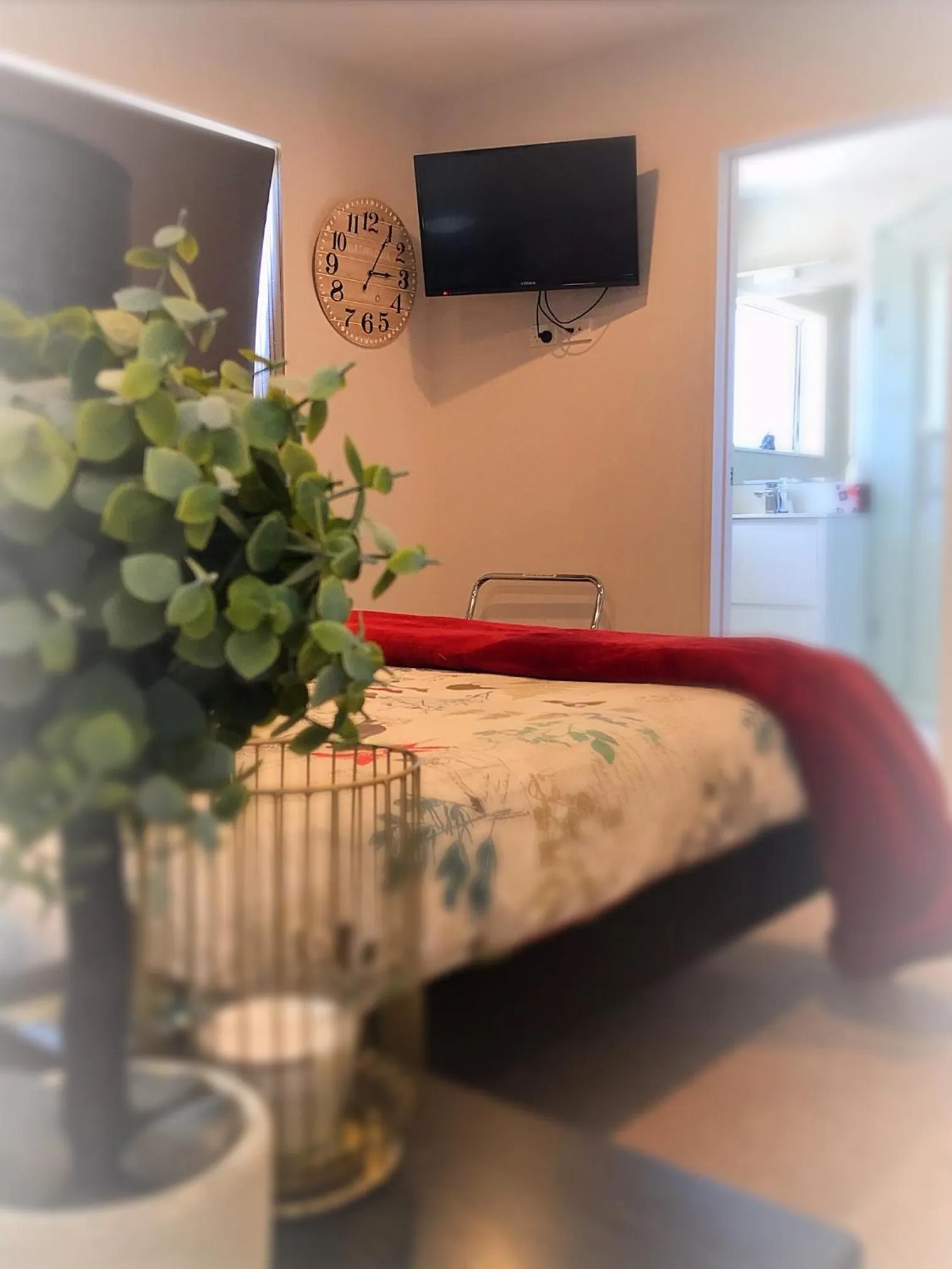 Bed in Flat Bush Holiday Accommodation