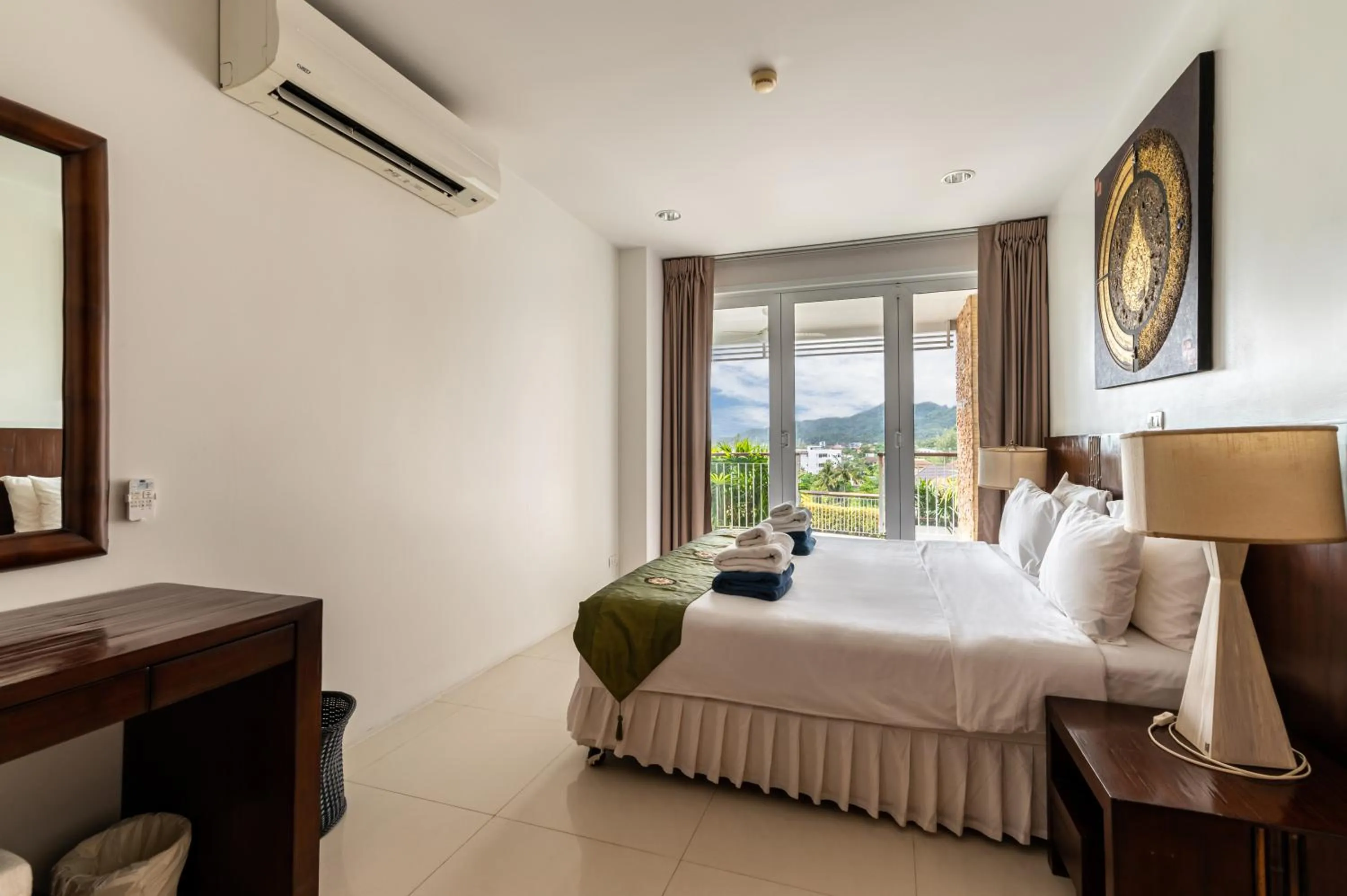 Bedroom, Bed in The Park Surin Serviced Apartments by RESAVA