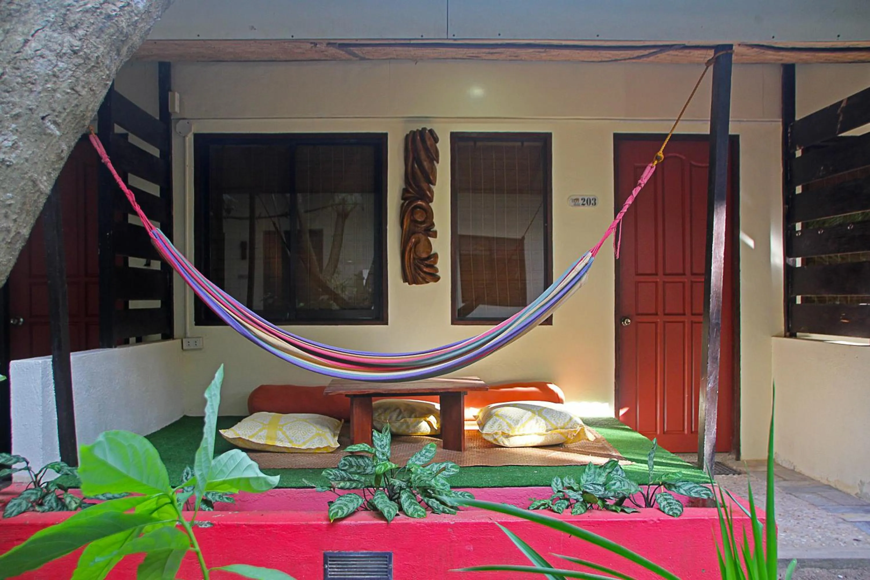 Patio in Lazy Dog Bed & Breakfast