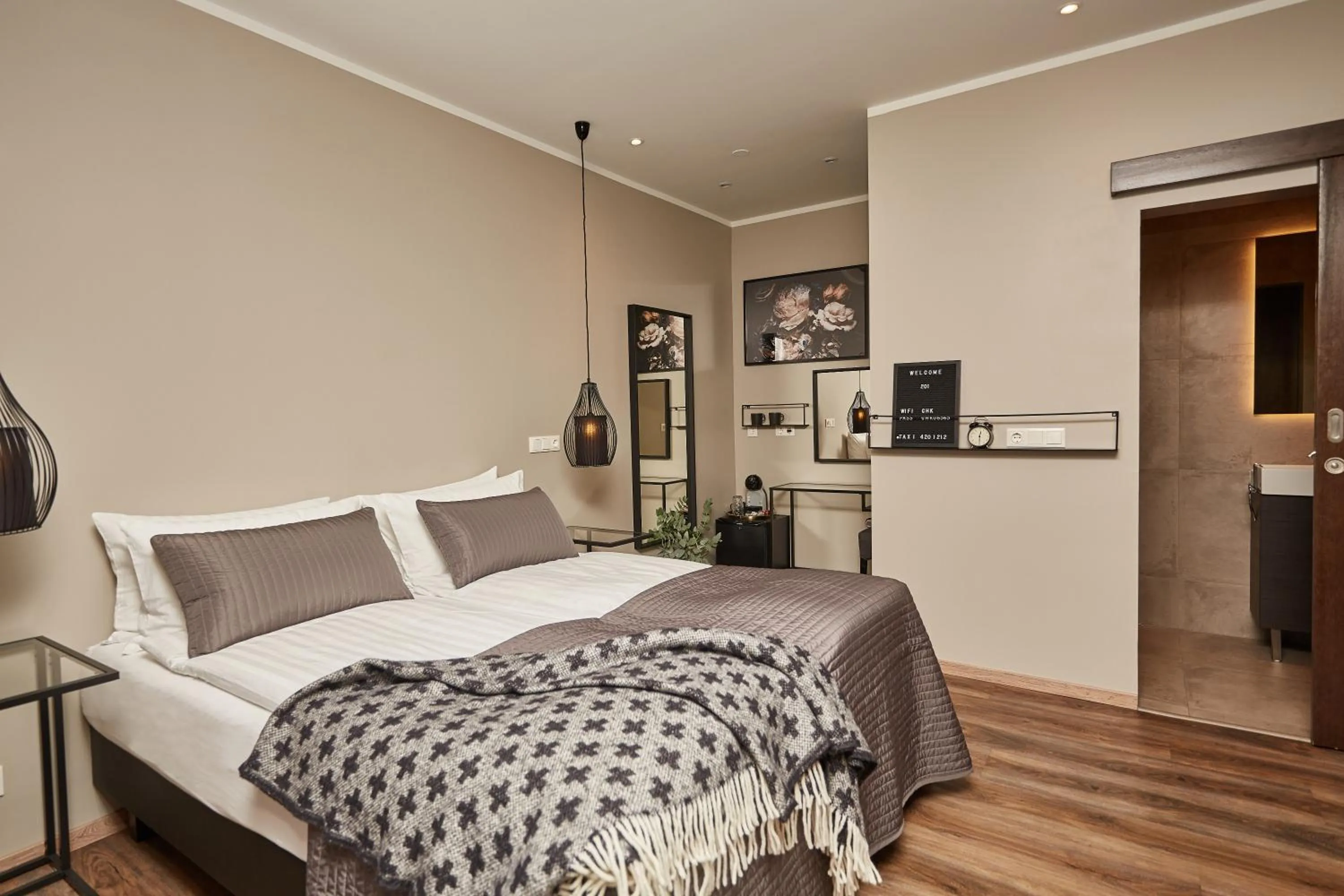 Bed in Keflavik Micro Suites