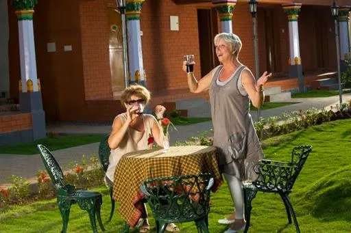 Patio in Chettinadu Court- HERITAGE VIEW