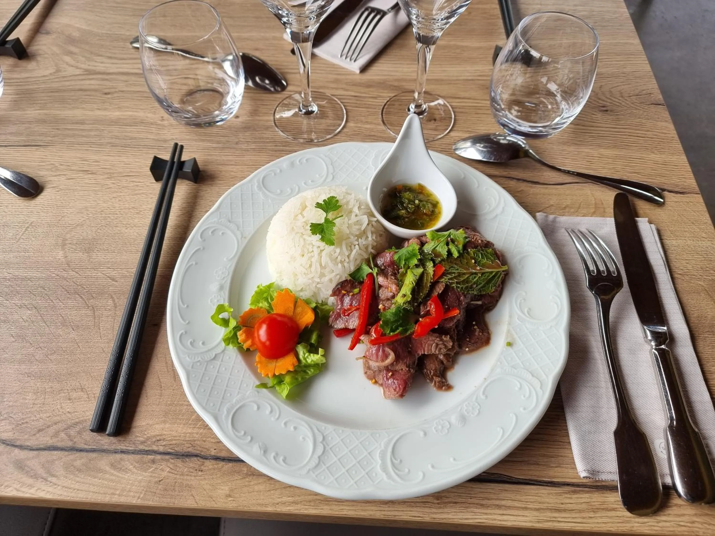 Food in Hôtel du Lac