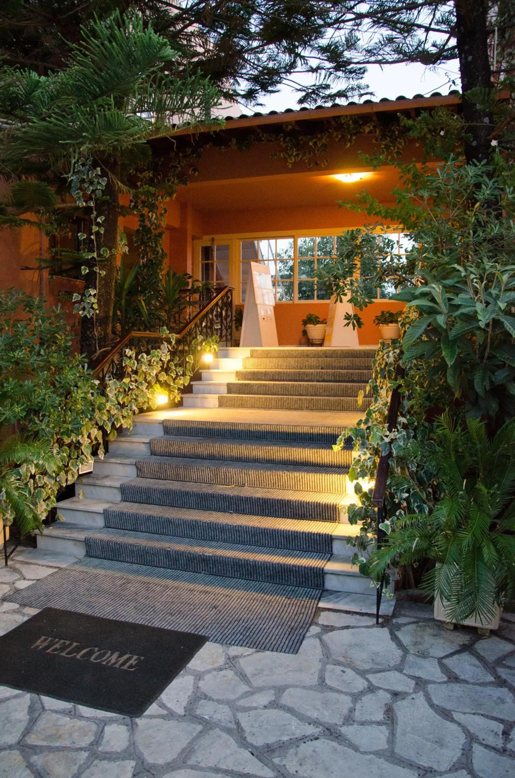 Facade/entrance in Athos Hotel