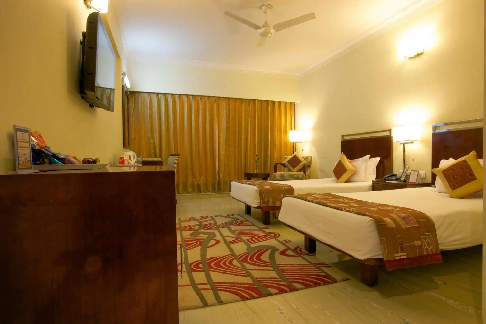 Photo of the whole room, Bed in The Wall Street Beacon, Jaipur