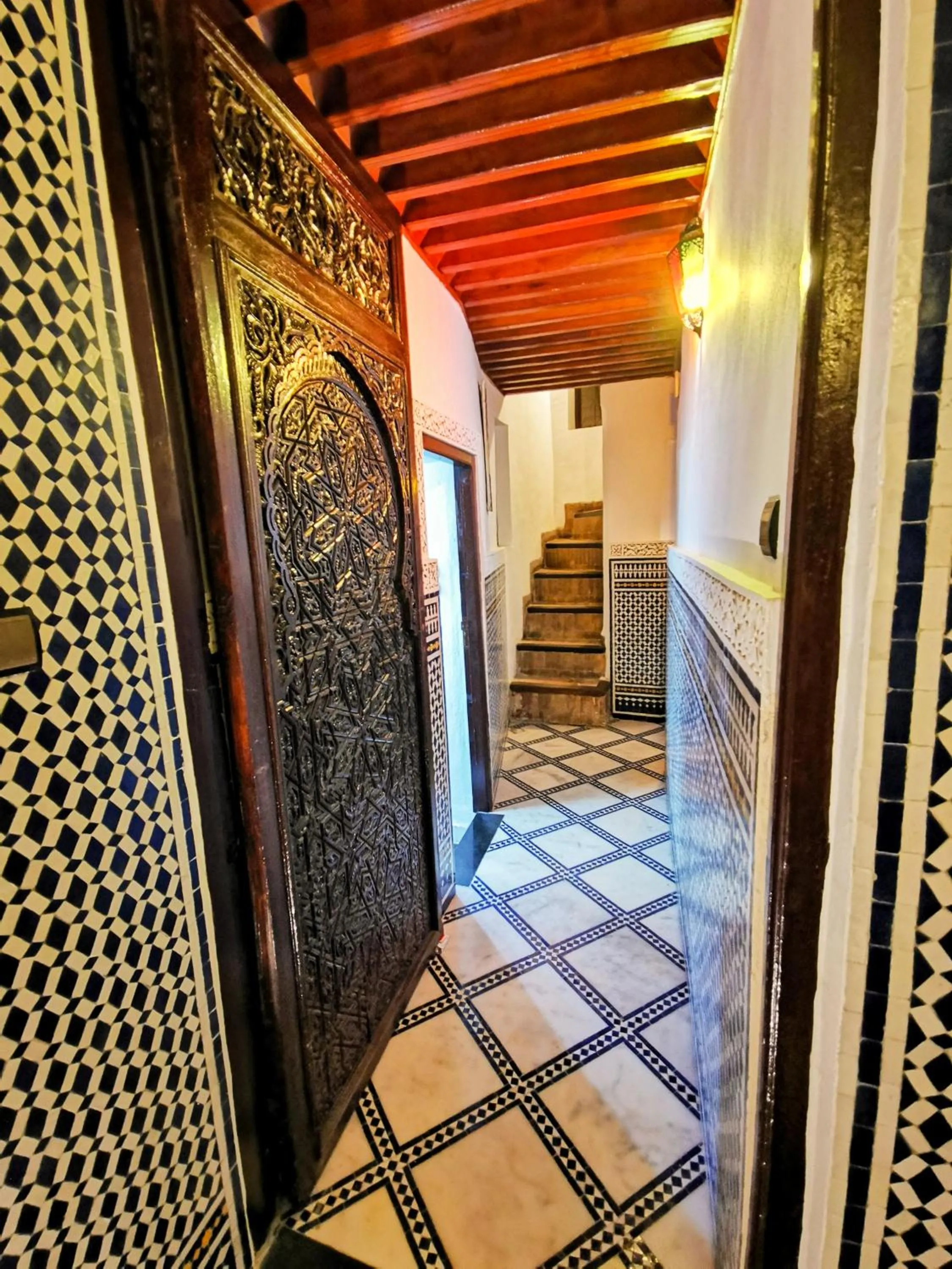 Facade/entrance in Riad Farah