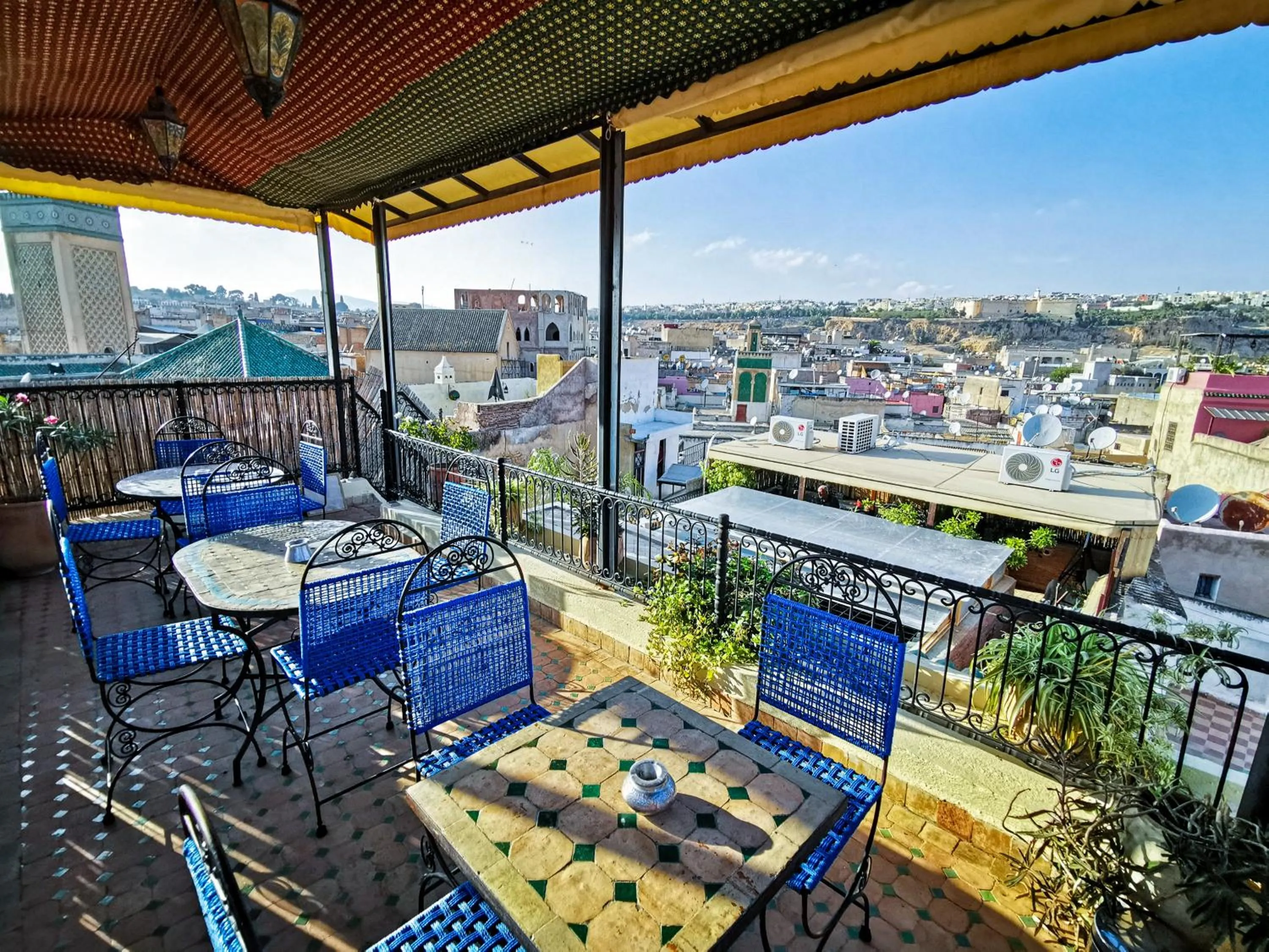 Balcony/Terrace in Riad Farah