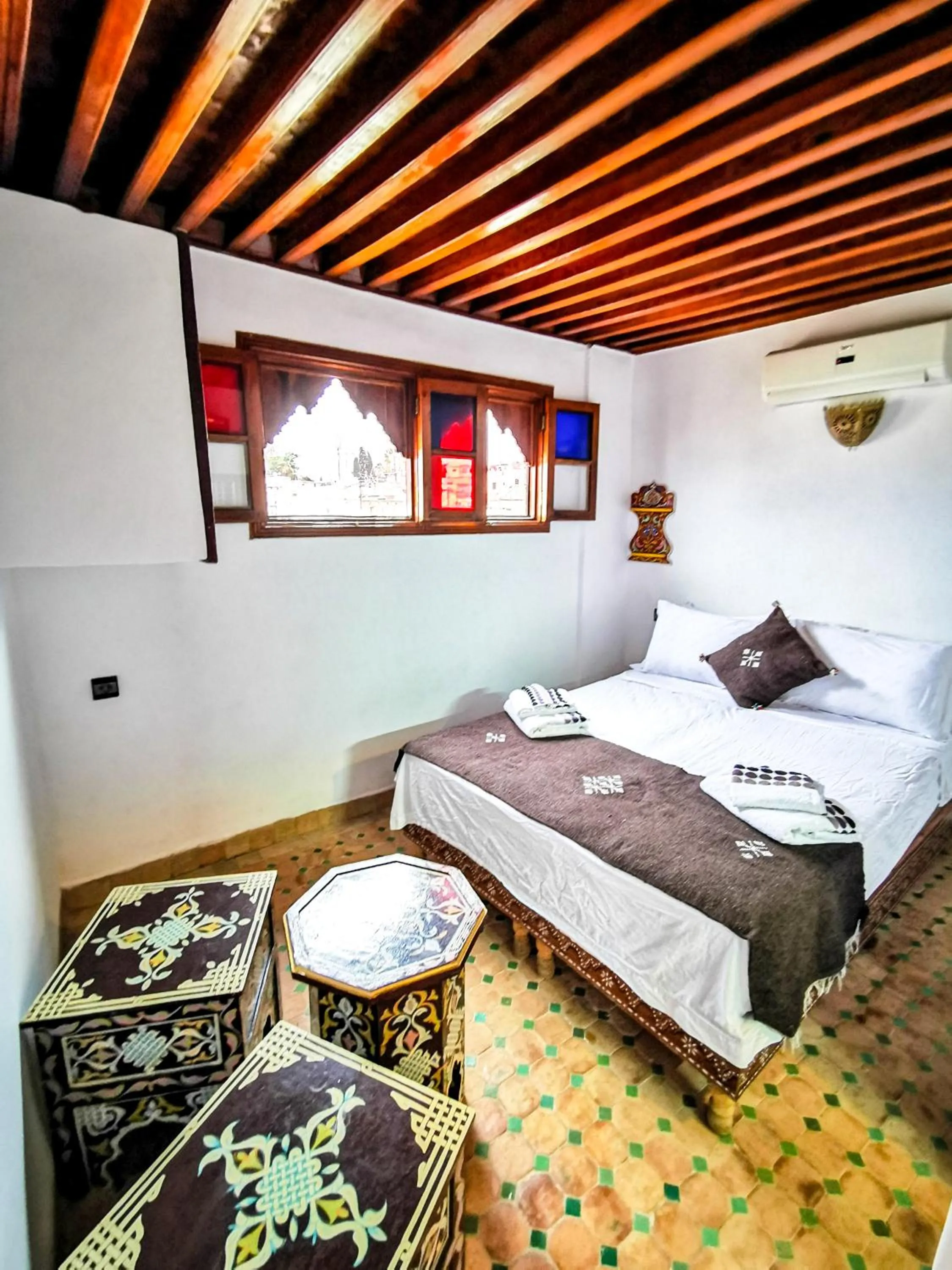 Bed in Riad Farah