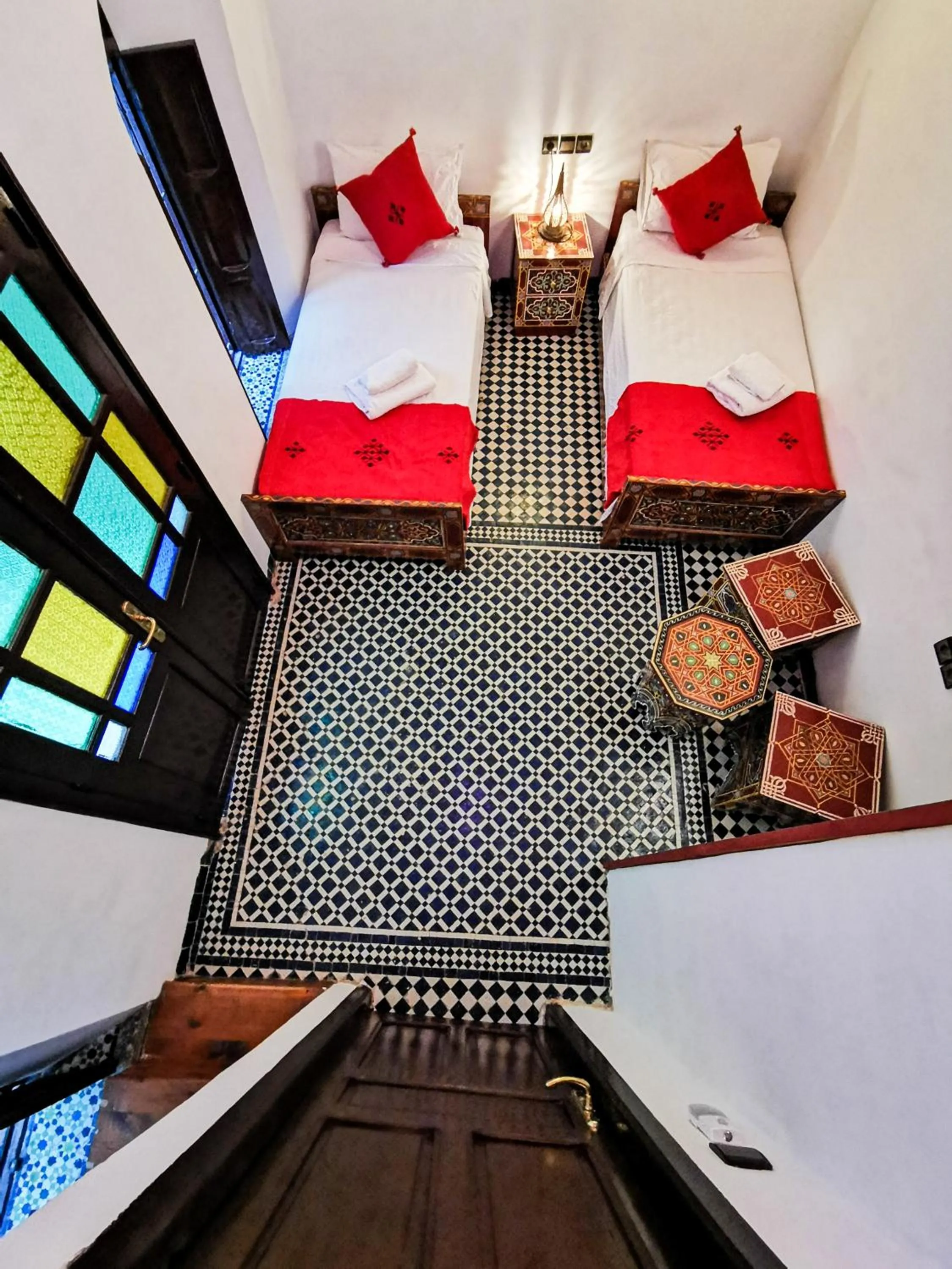 Bed in Riad Farah