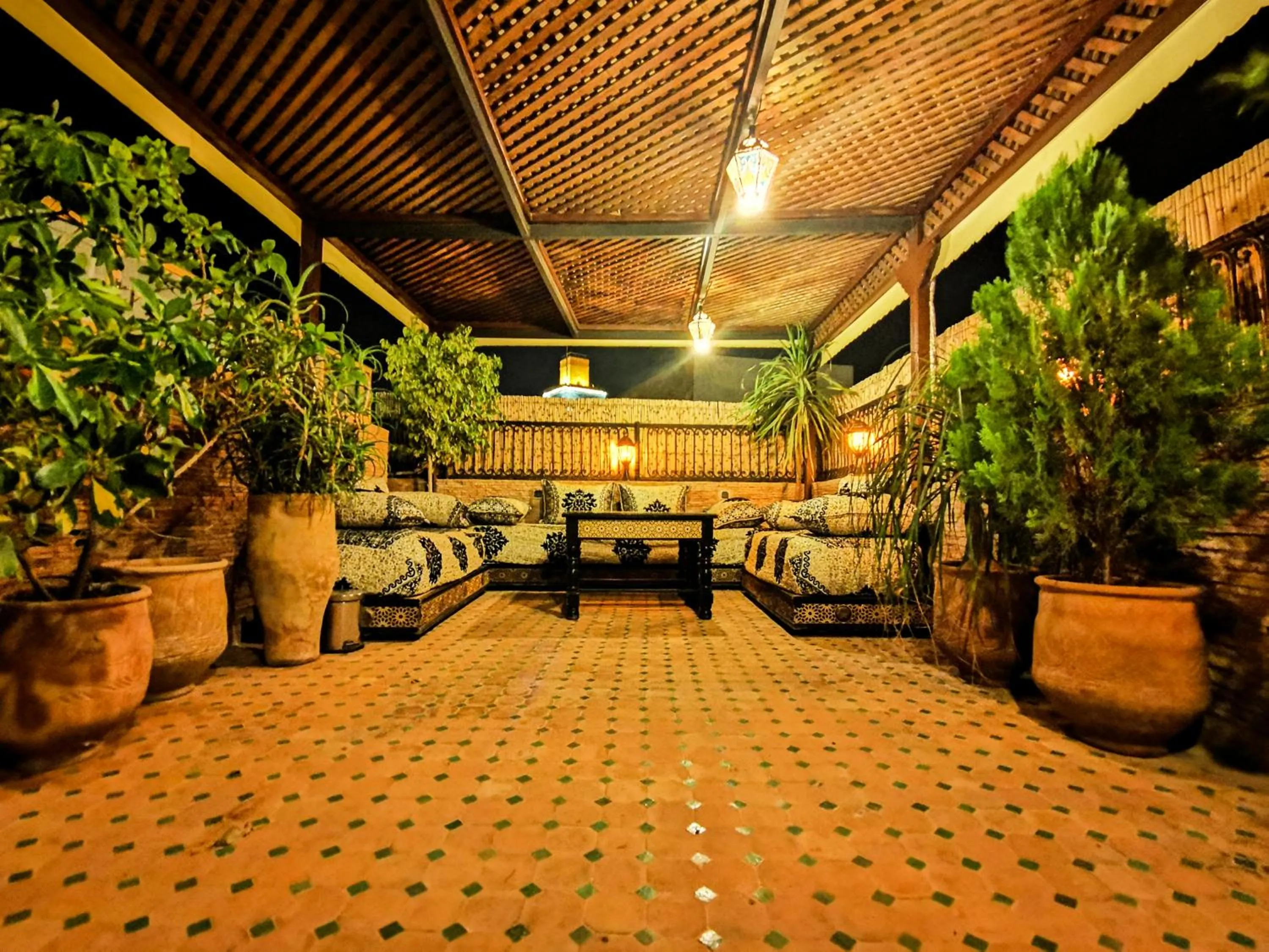 Patio in Riad Farah