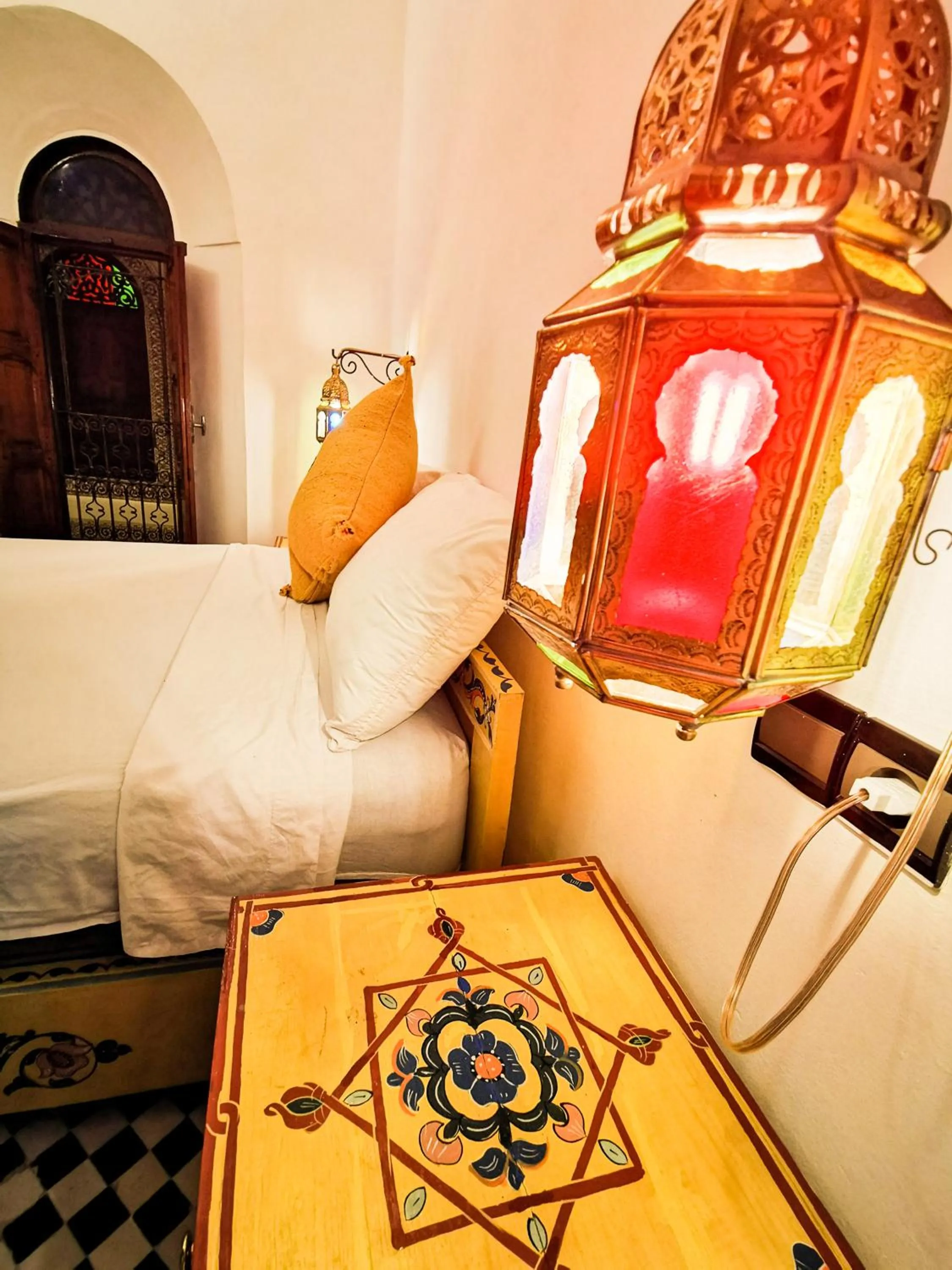 Bed in Riad Farah