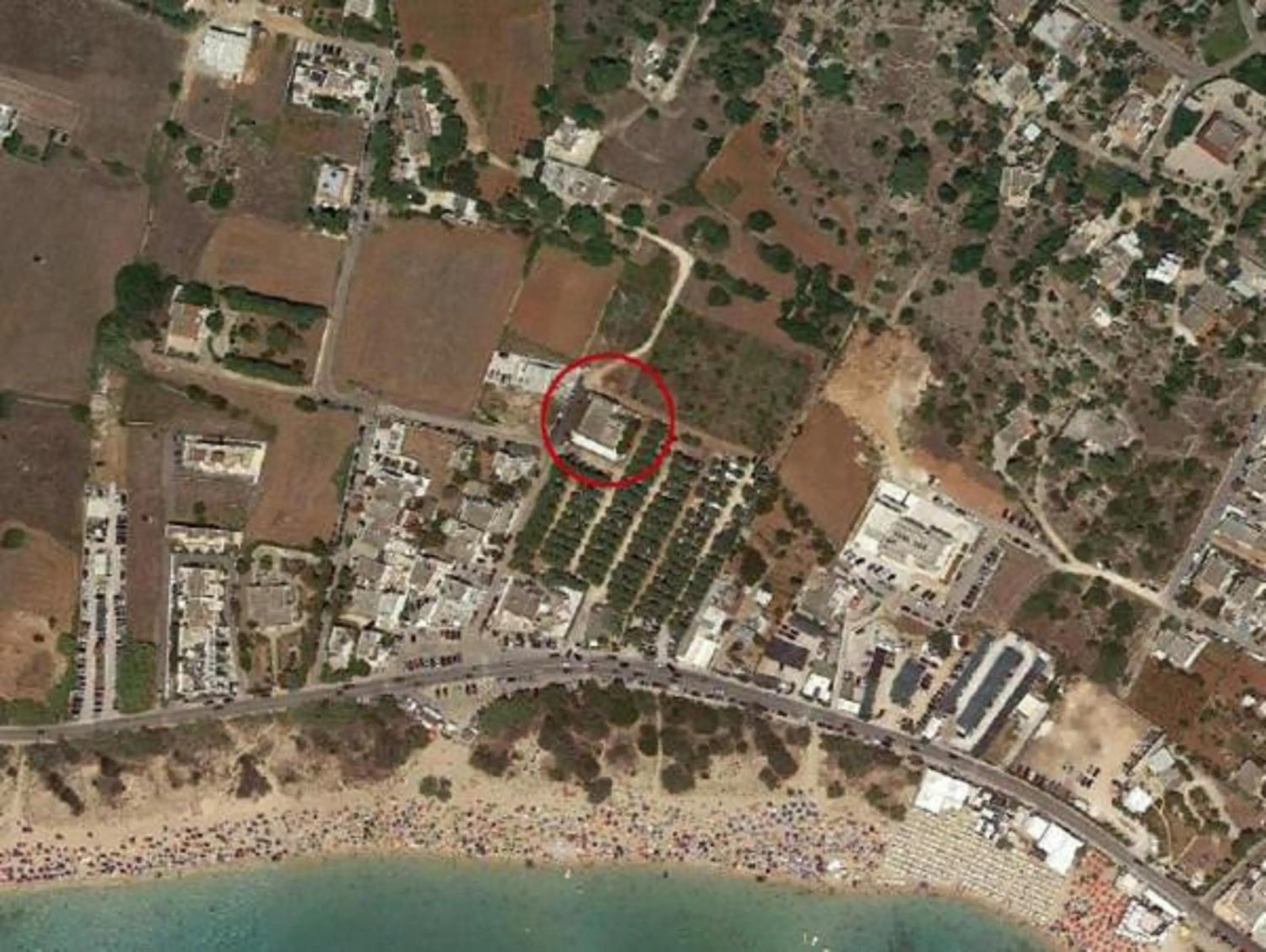 Bird's eye view in Morello Beach Hotel