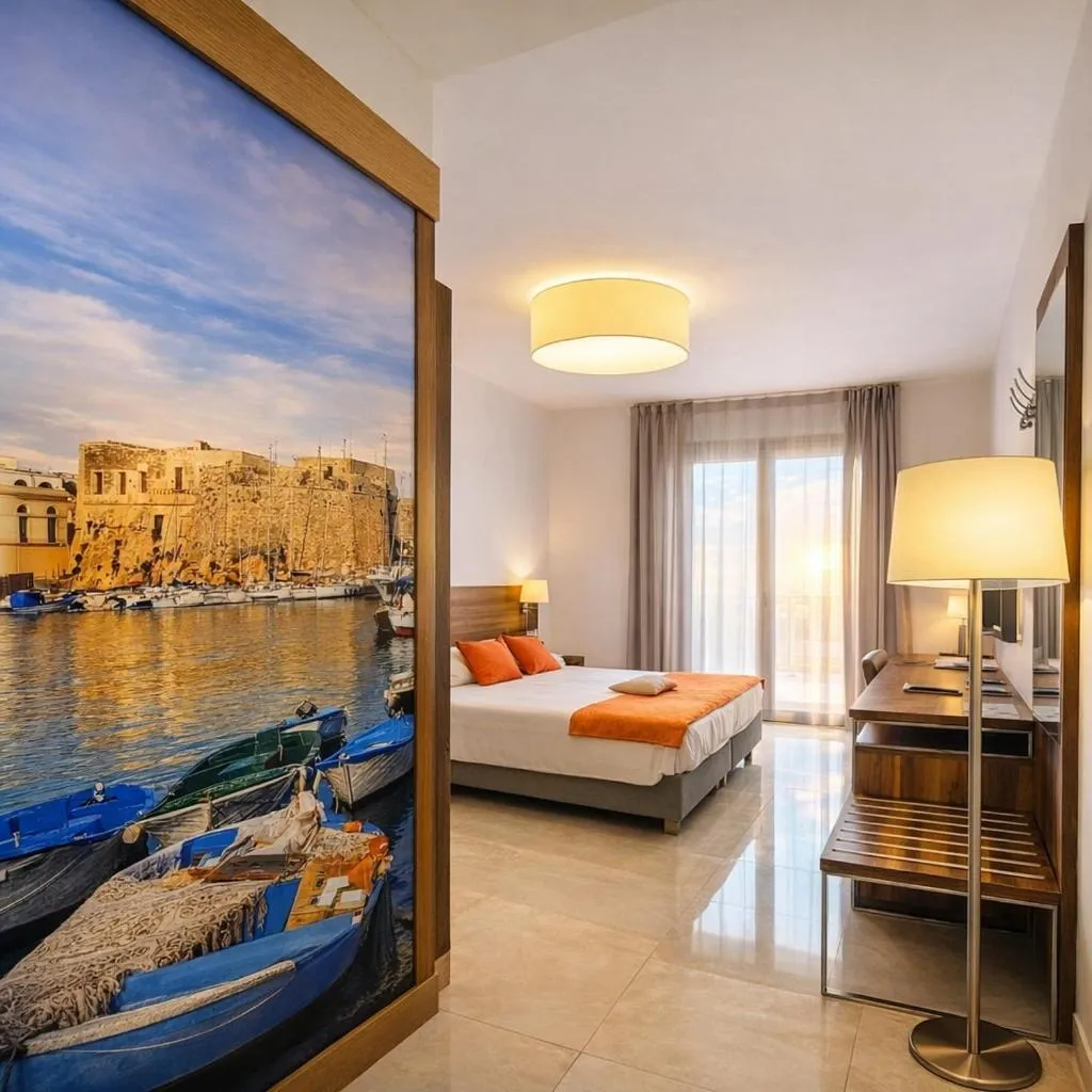 Bed in Morello Beach Hotel