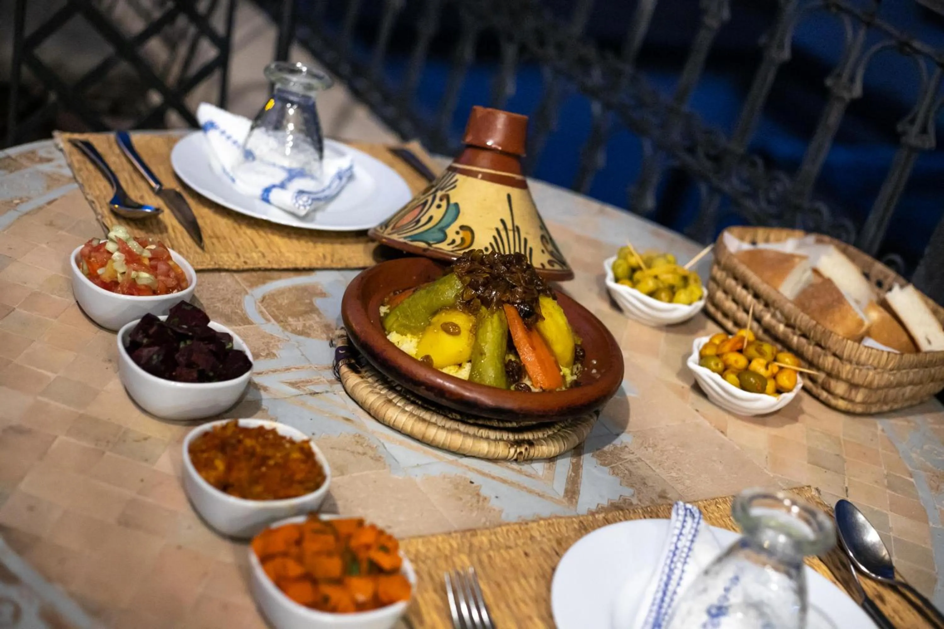 Food and drinks in Riad Layla