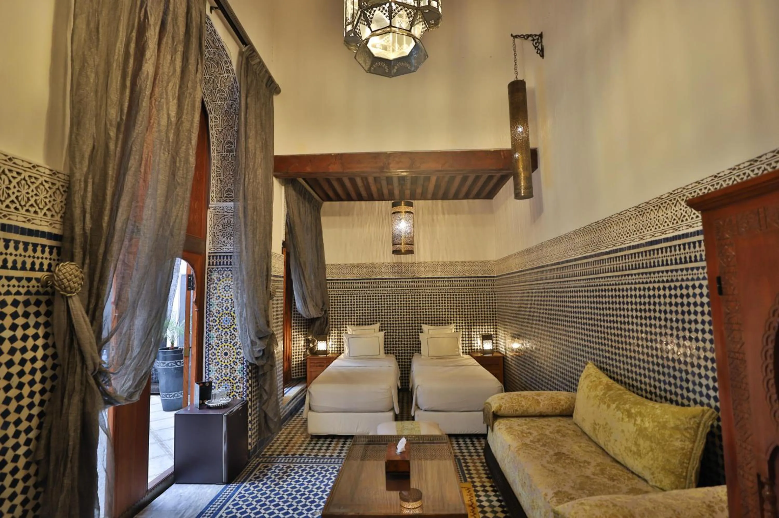 Bed in Riad Layla