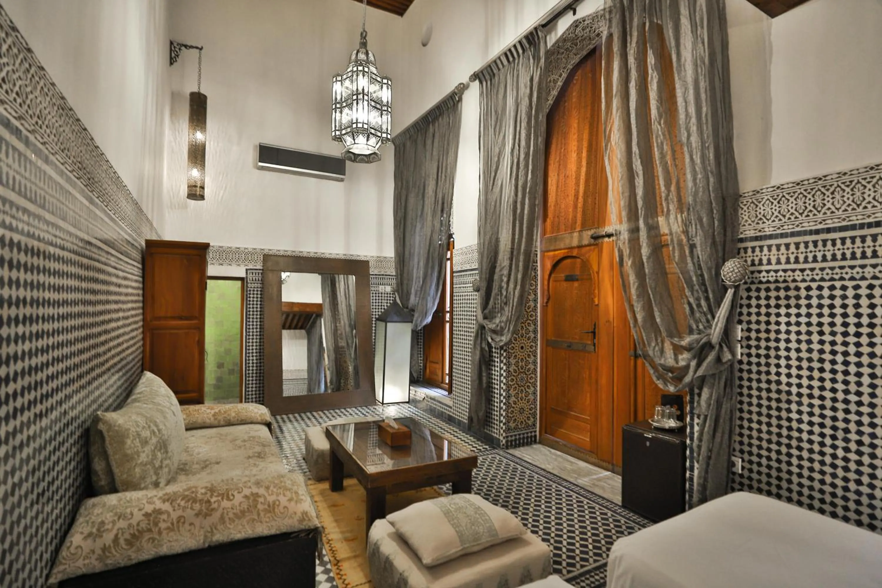 Living room in Riad Layla