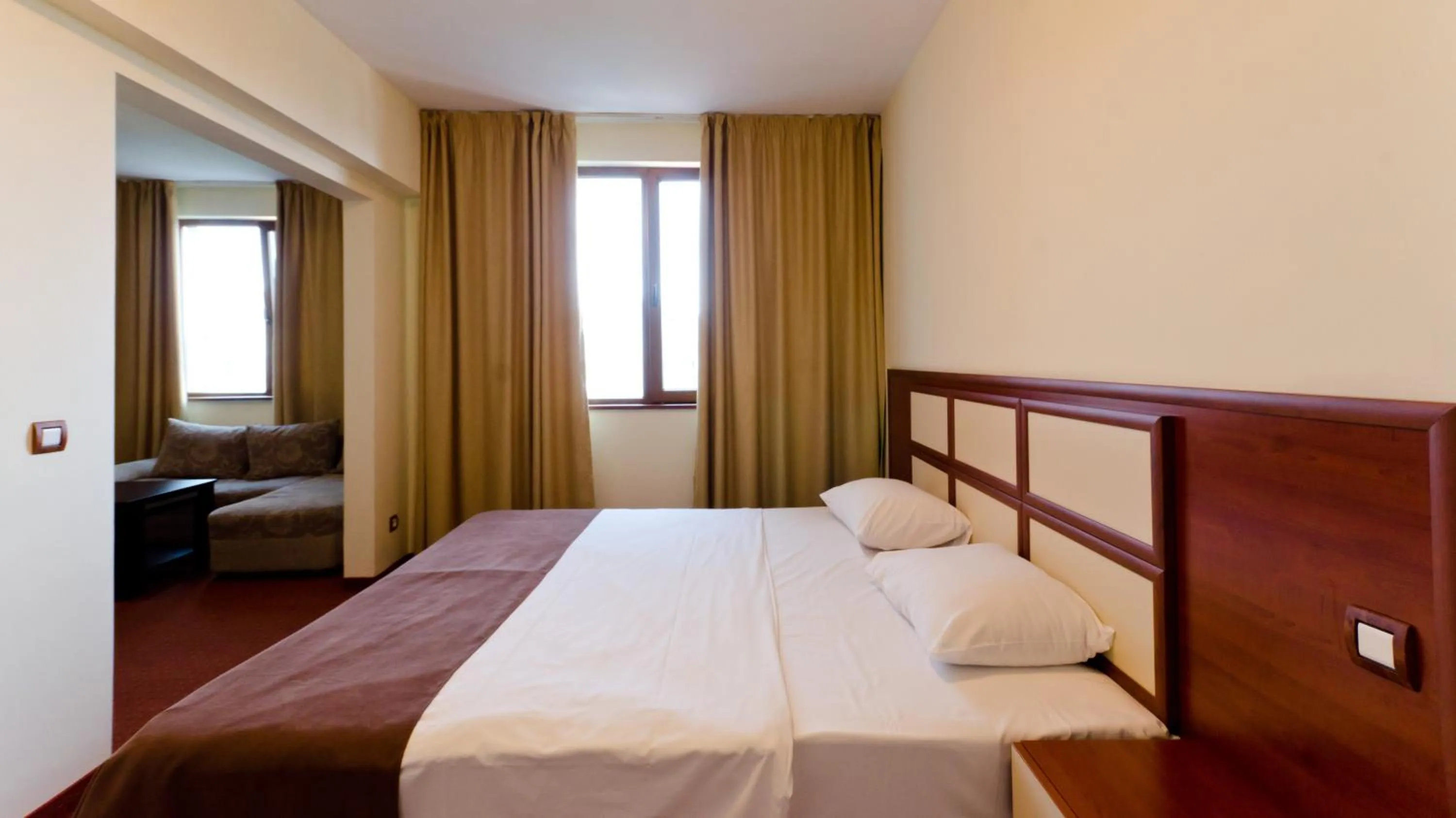 Bed in Nadejda Hotel