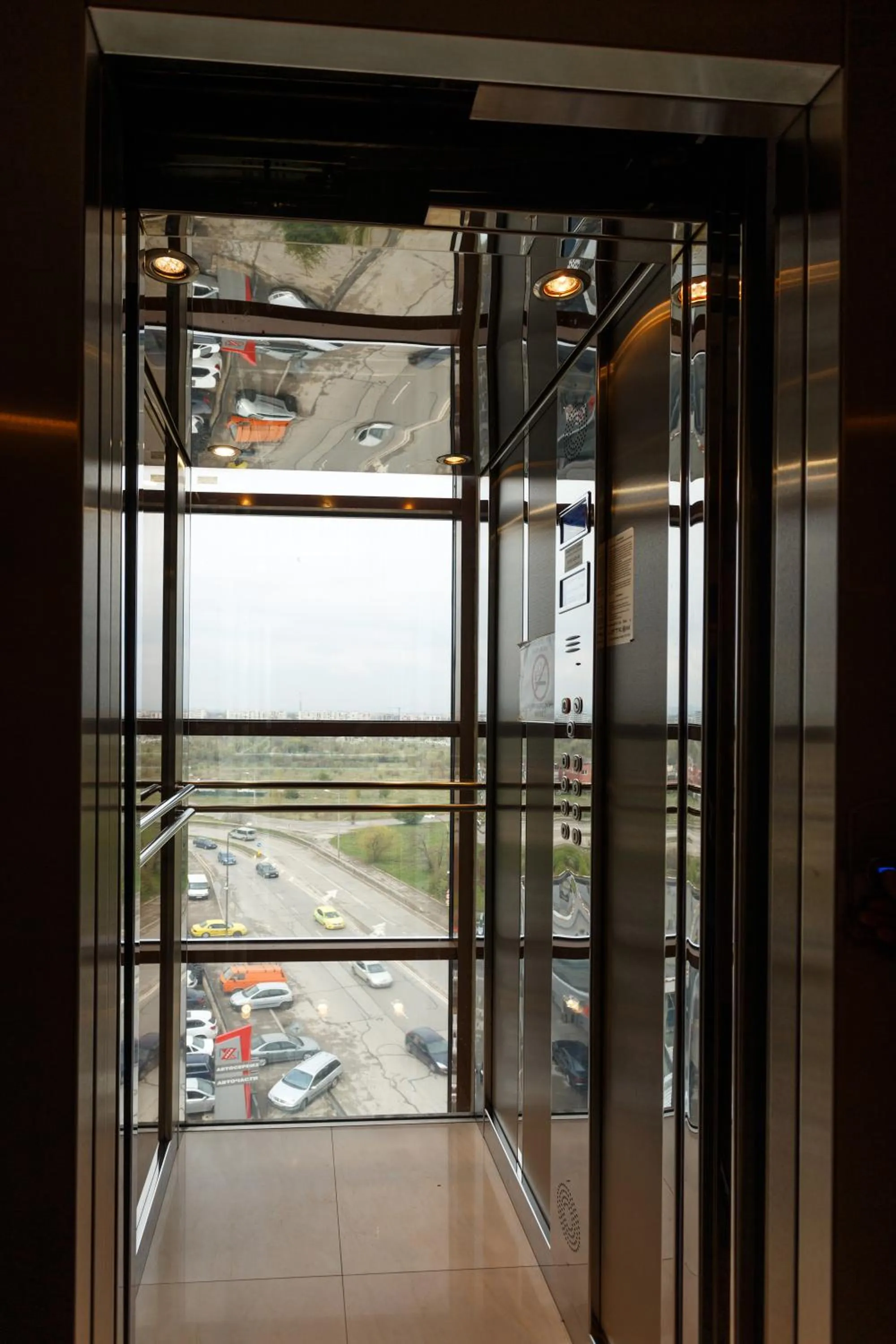 City view in Nadejda Hotel