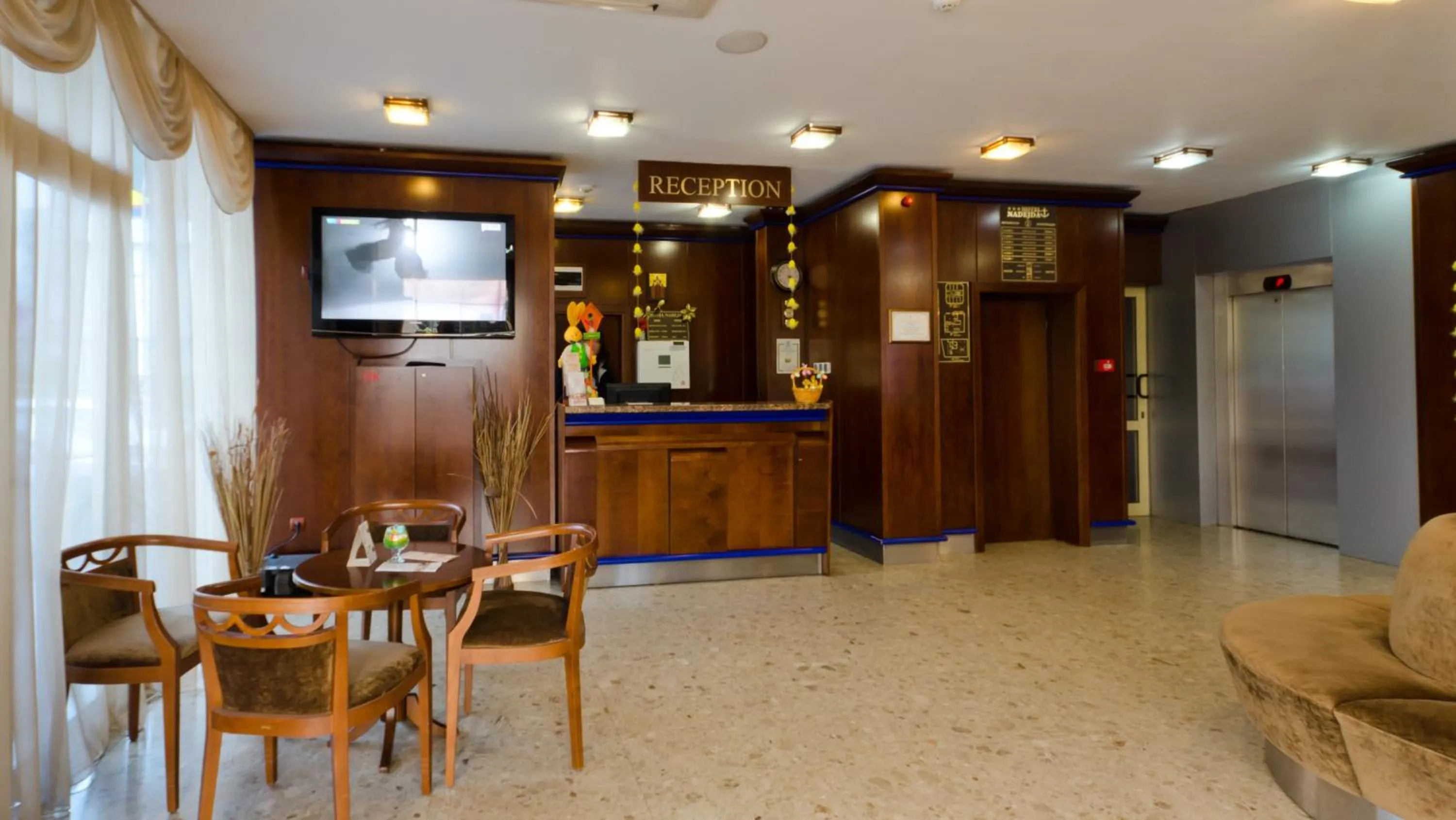 Lobby or reception in Nadejda Hotel