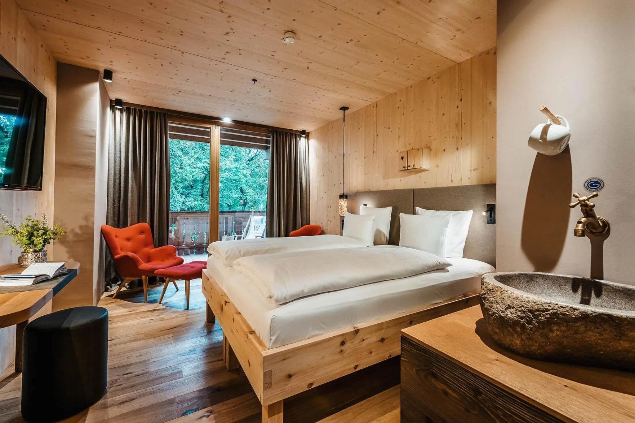 View (from property/room), Bed in Werdenfelserei