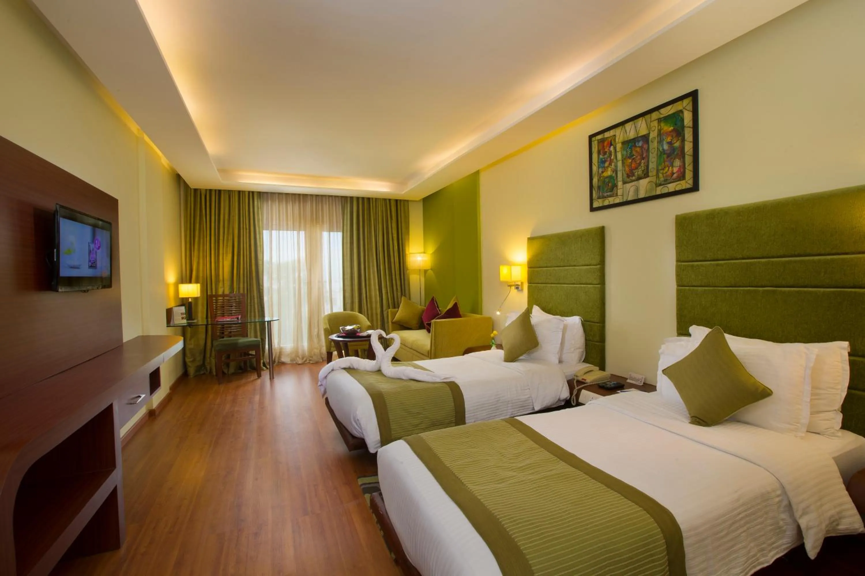 Bedroom, Bed in Hotel Atithi