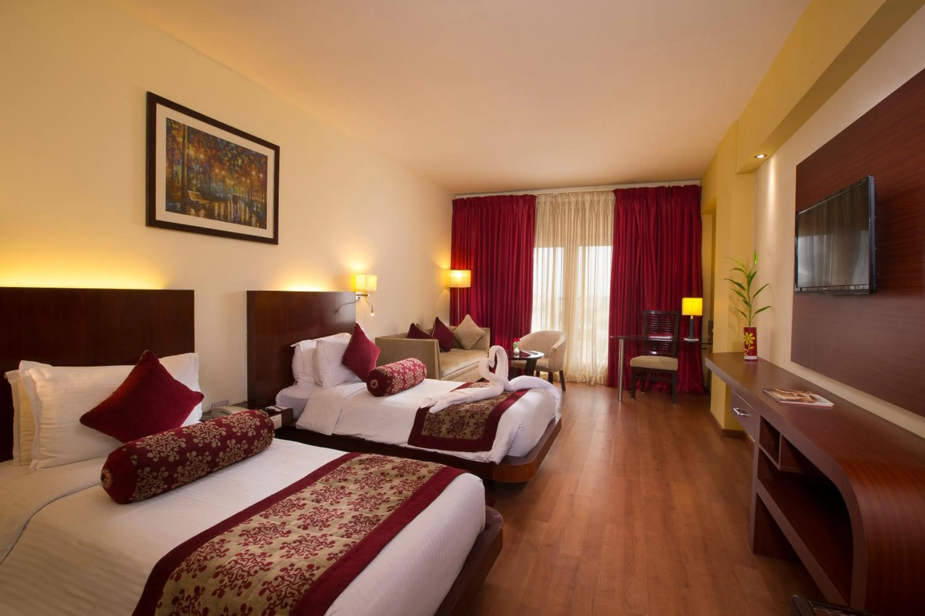 Bedroom, Bed in Hotel Atithi