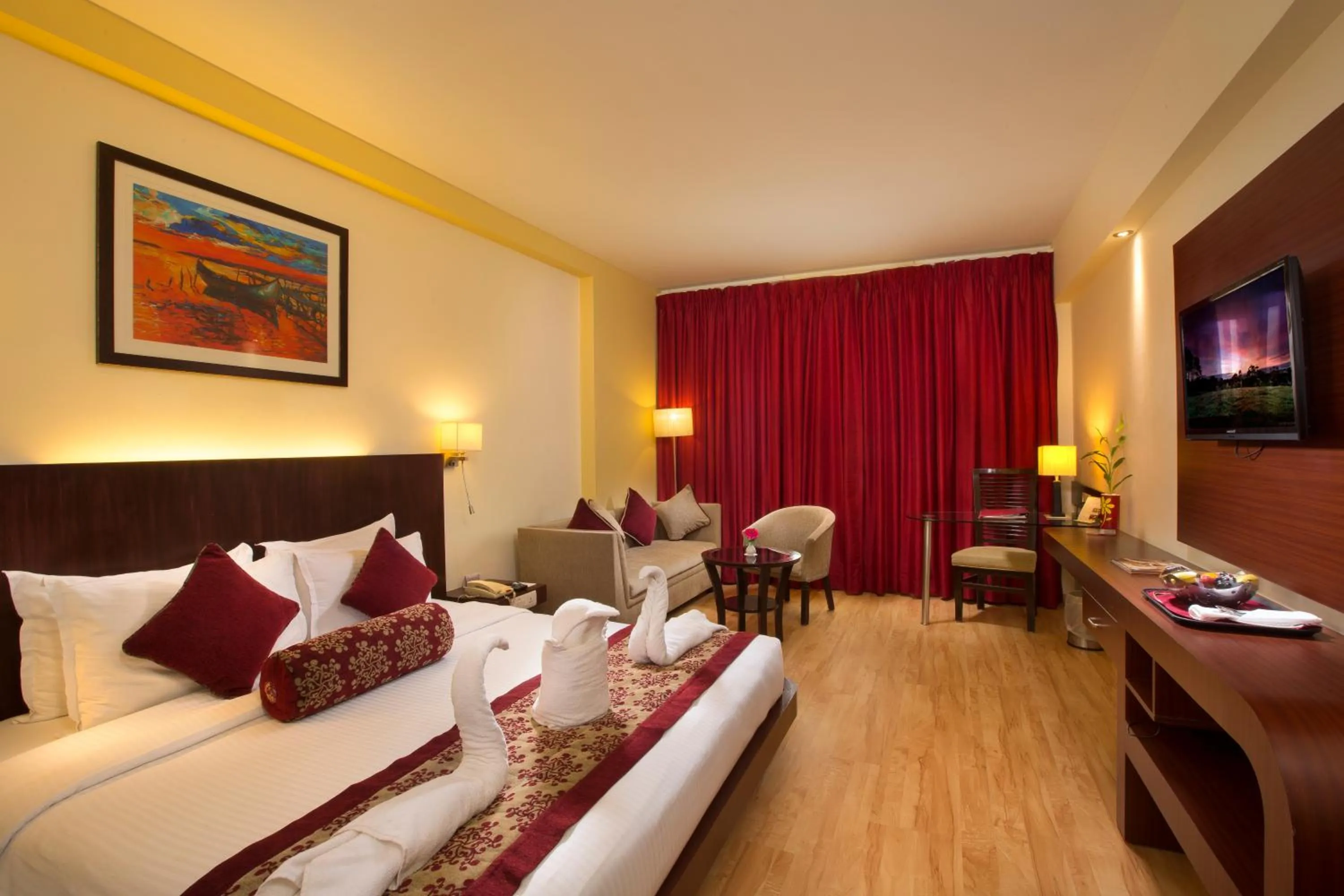 Bedroom, Bed in Hotel Atithi