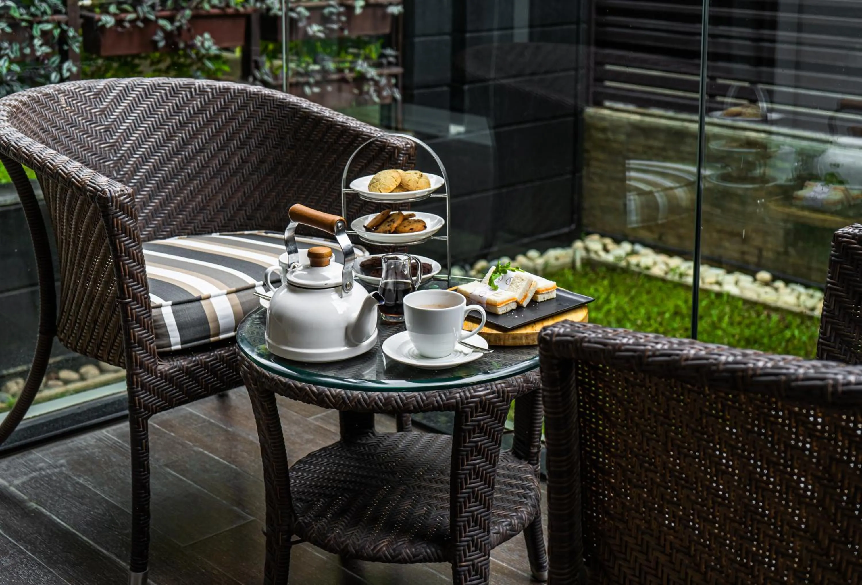 Garden view in Marriott Suites Pune