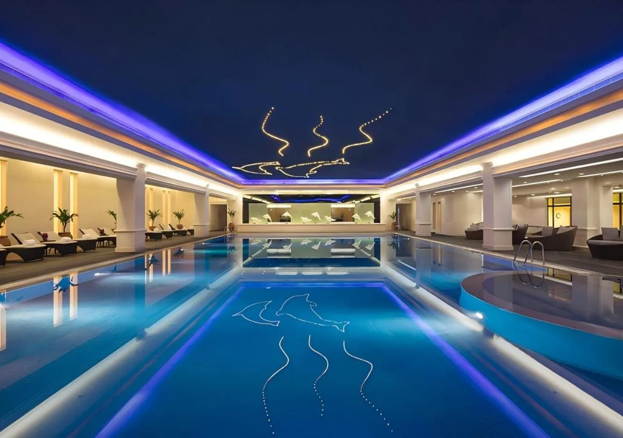 Pool view in Seaview Resort Xiamen