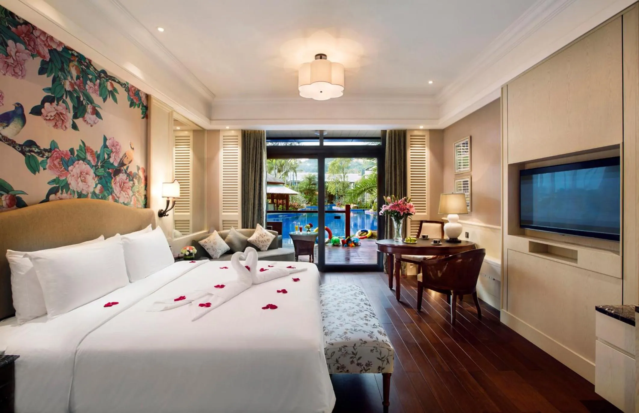 Photo of the whole room, Bed in Seaview Resort Xiamen