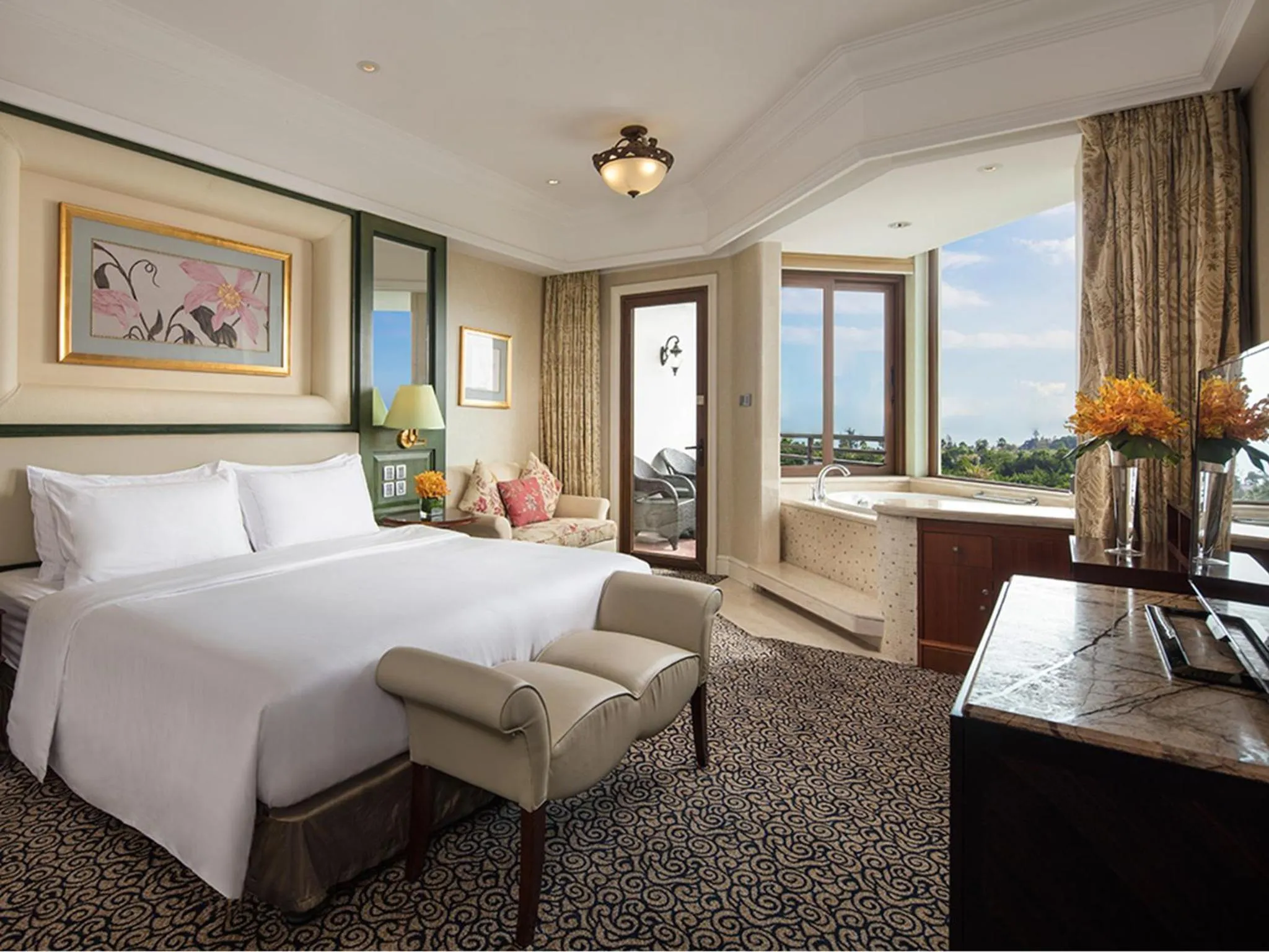 Bed in Seaview Resort Xiamen