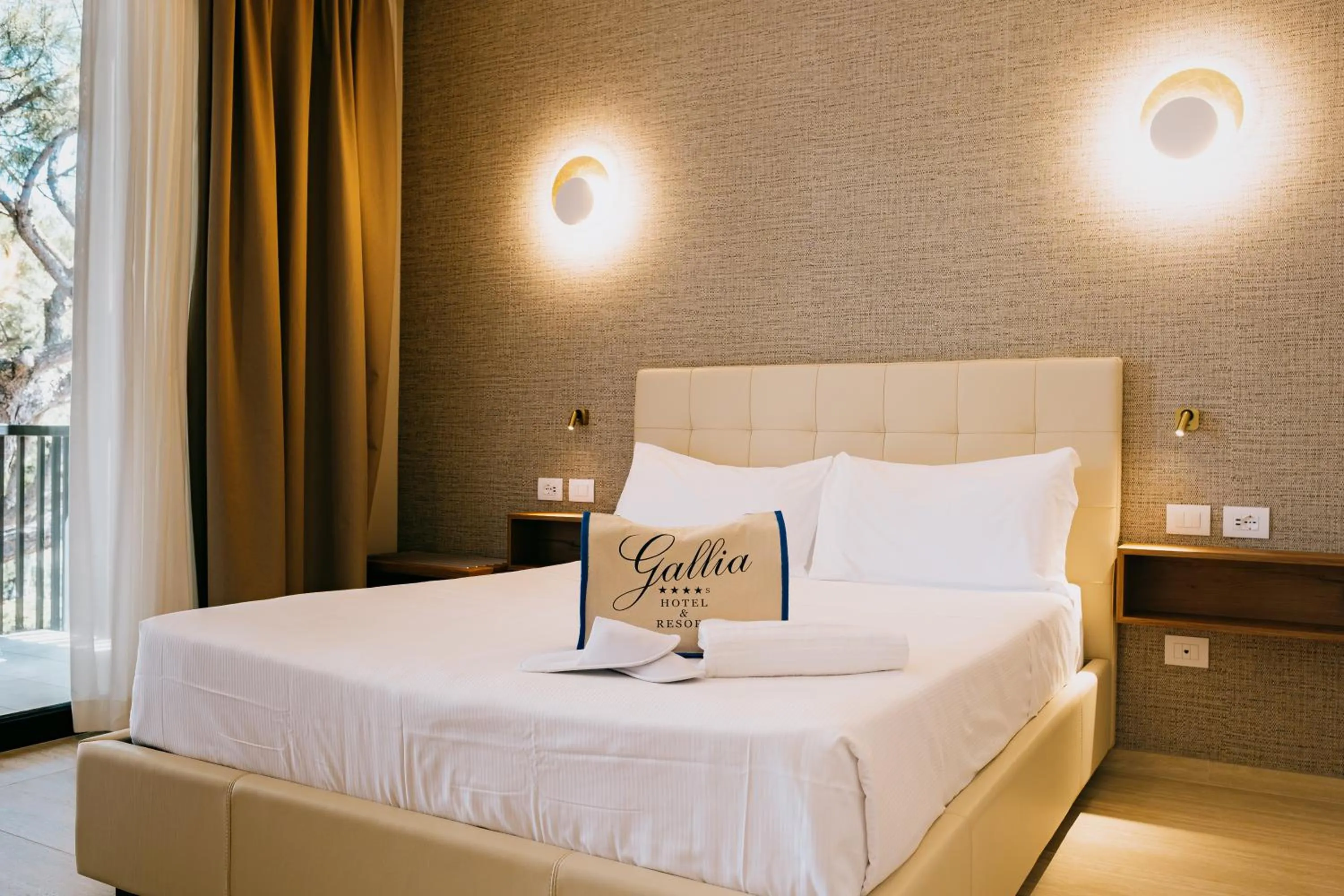 Bed in Hotel Gallia & Resort