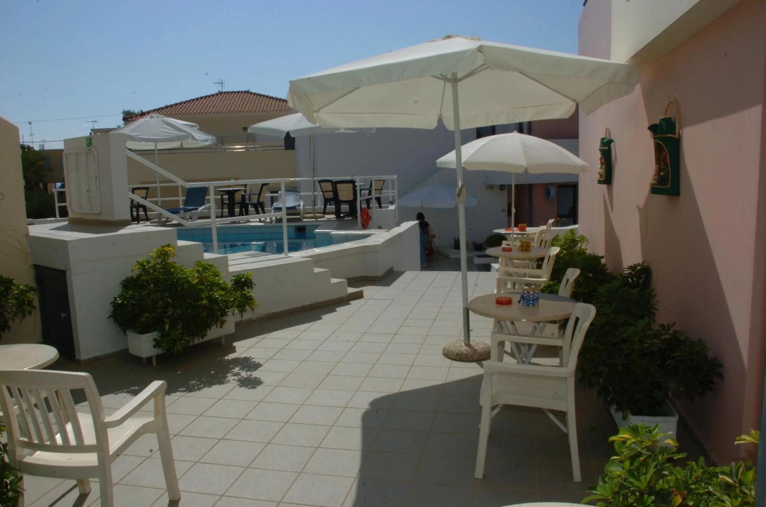 Patio in Blue Sky Hotel Apartments