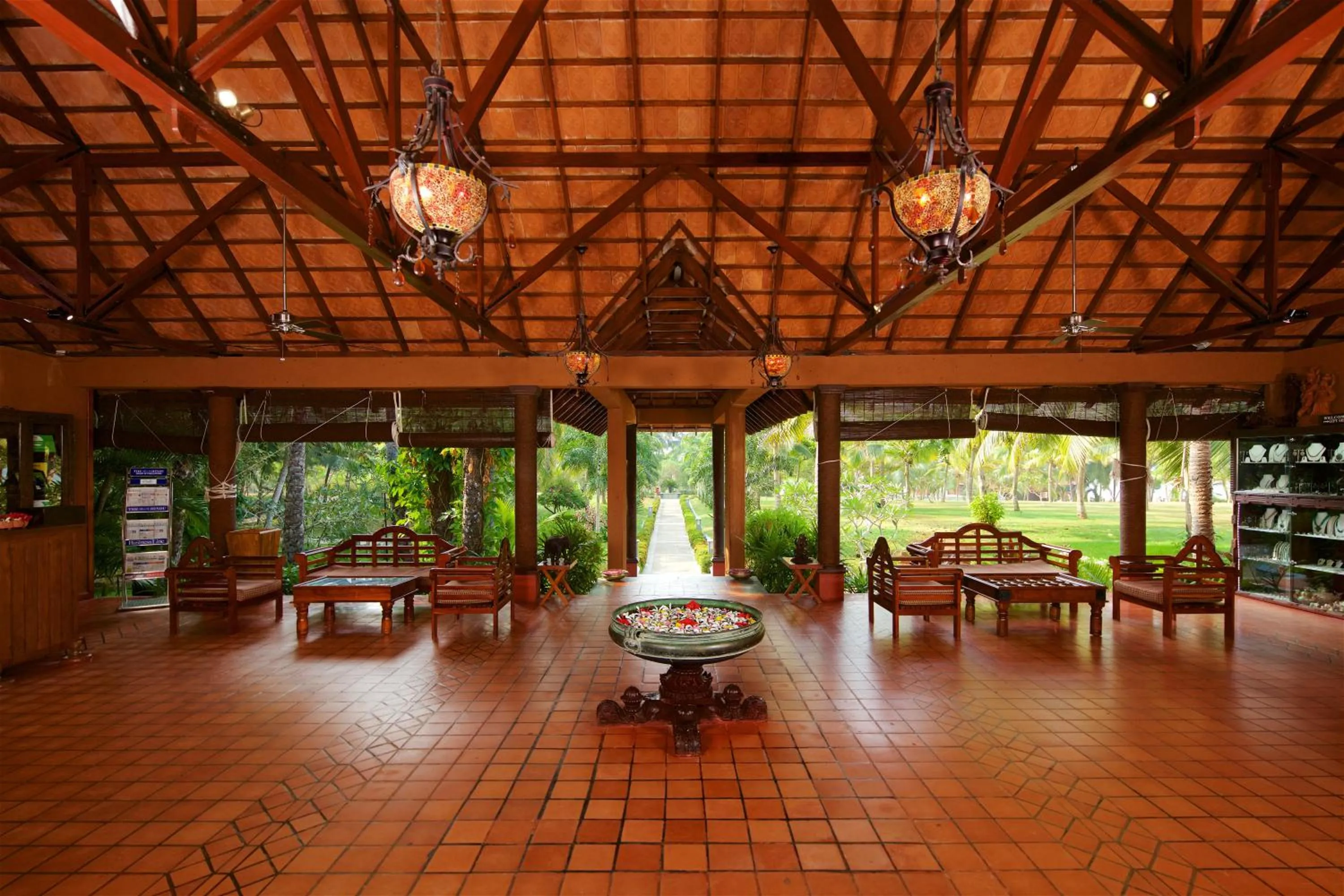 Lobby or reception in Poovar Island Resort