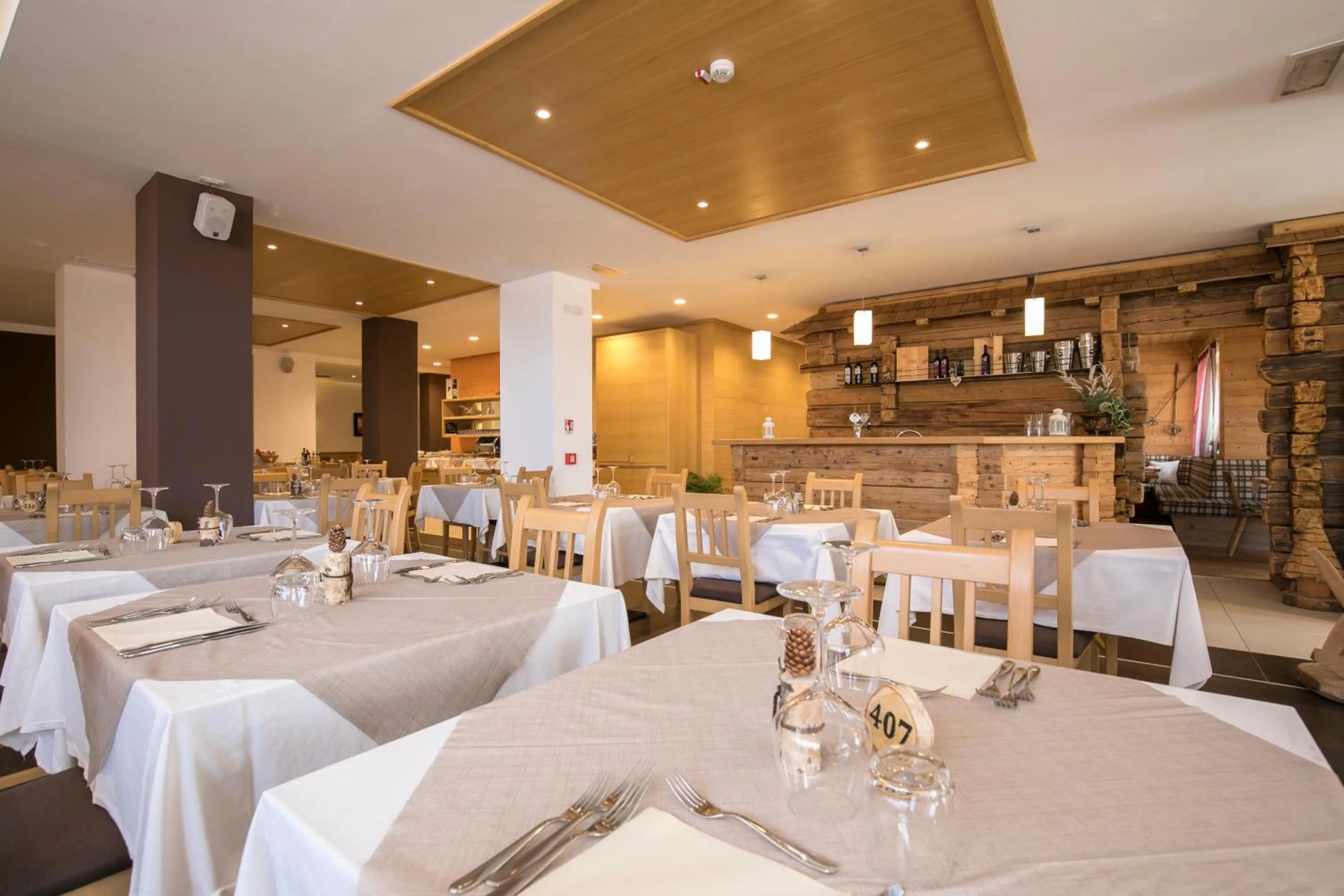 Restaurant/places to eat in Hotel Luna Bianca Folgaria
