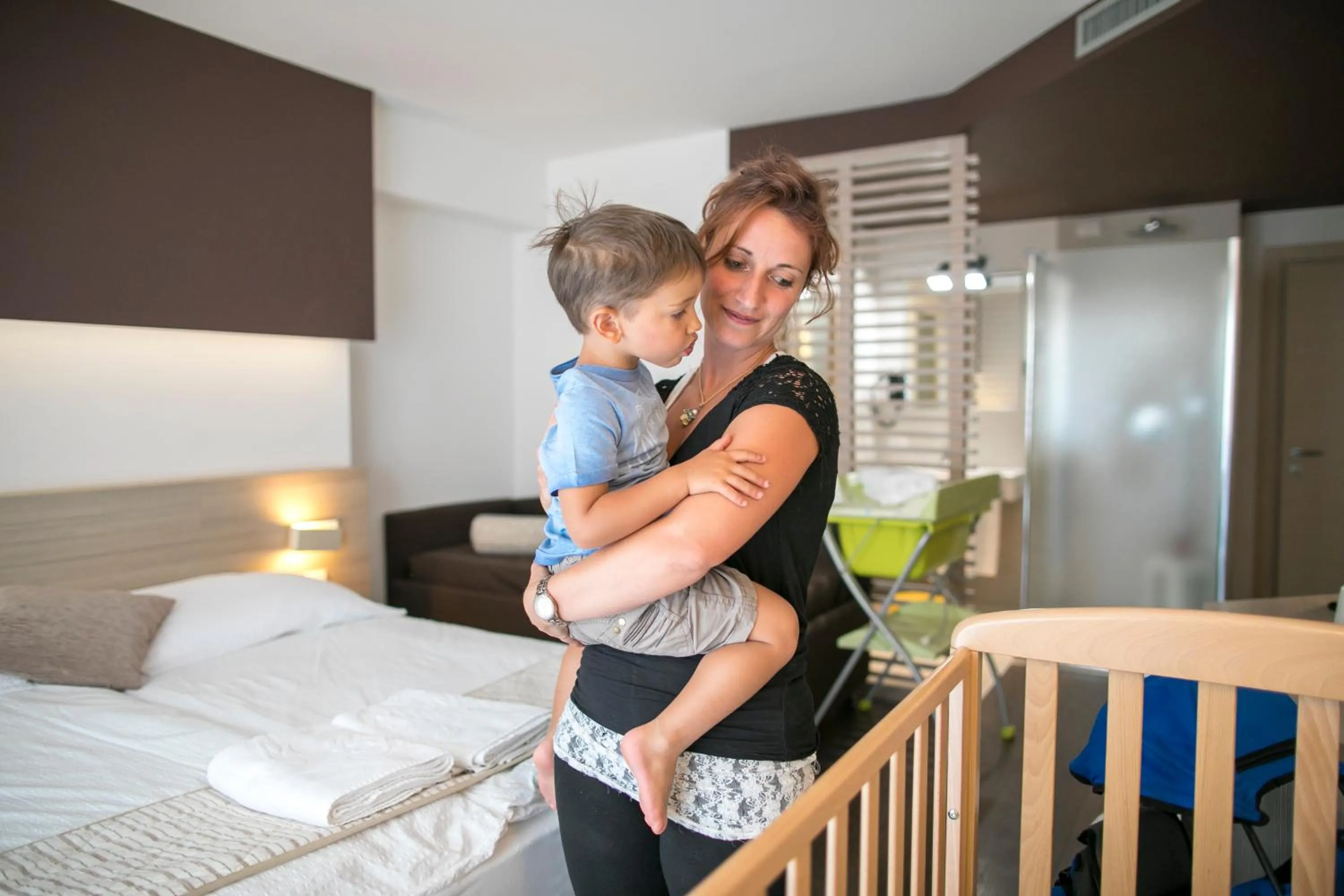 Bed in Hotel Luna Bianca Folgaria