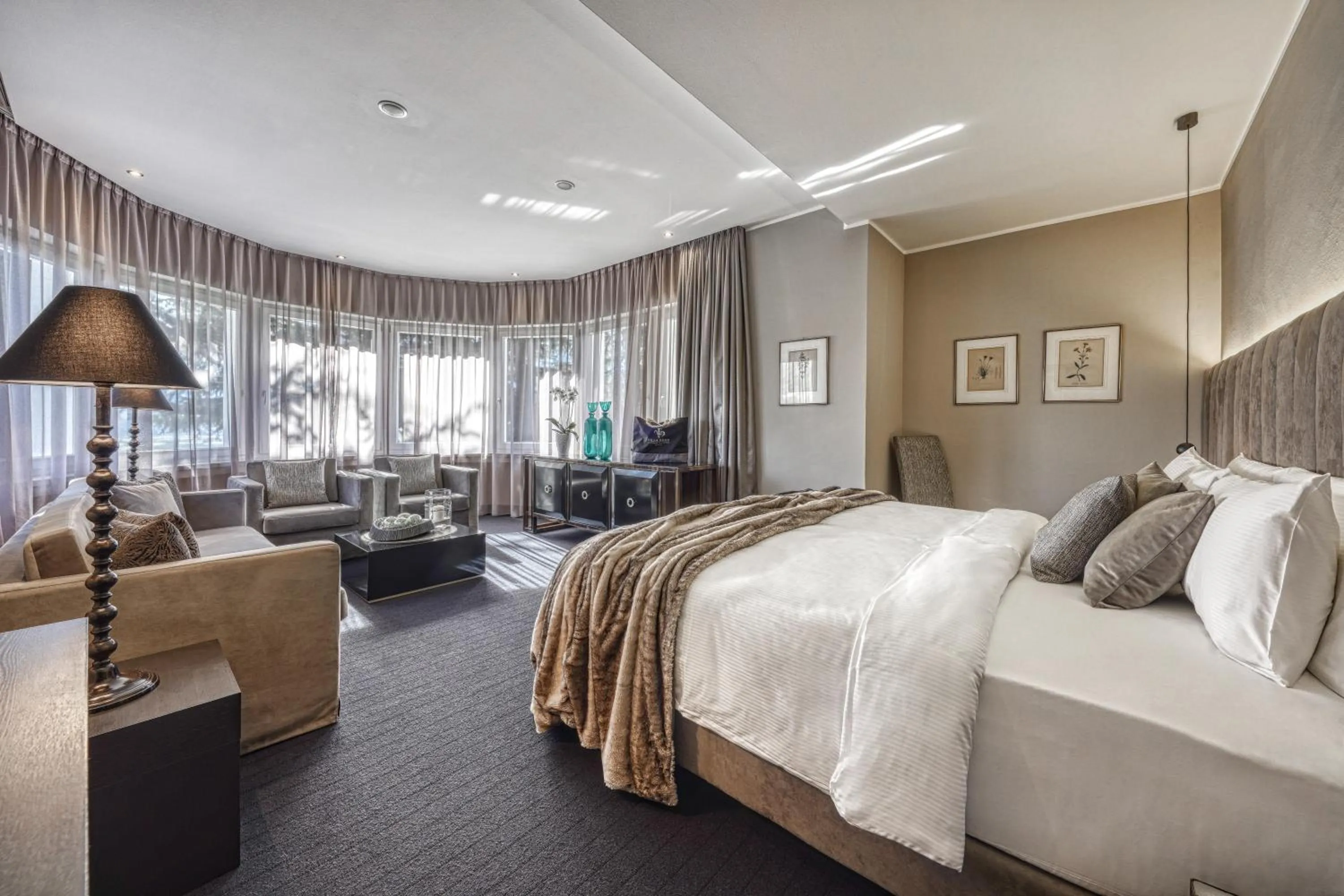 Bedroom, Bed in Villa Eden a member of Leading Hotels of the World