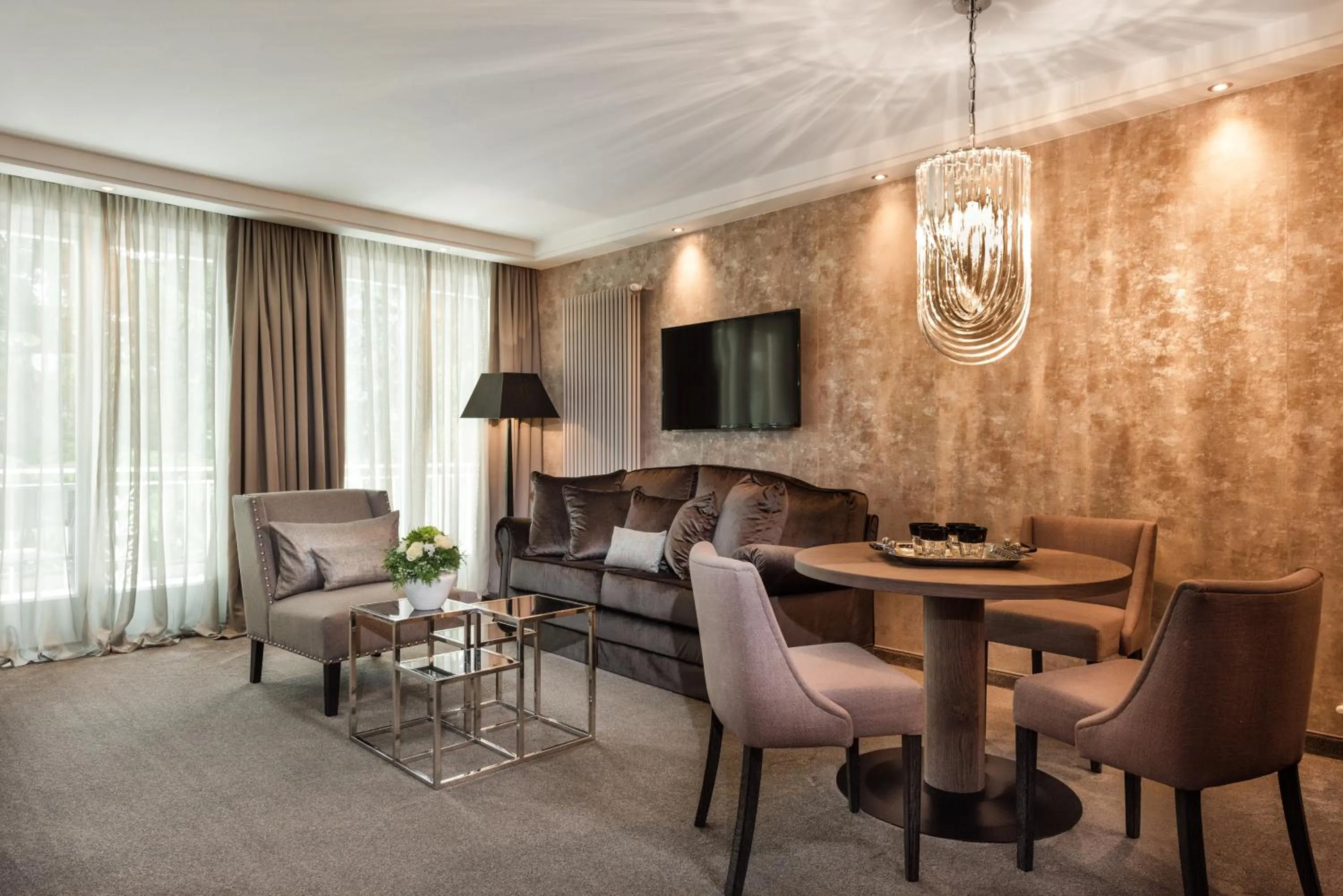 Living room in Villa Eden a member of Leading Hotels of the World