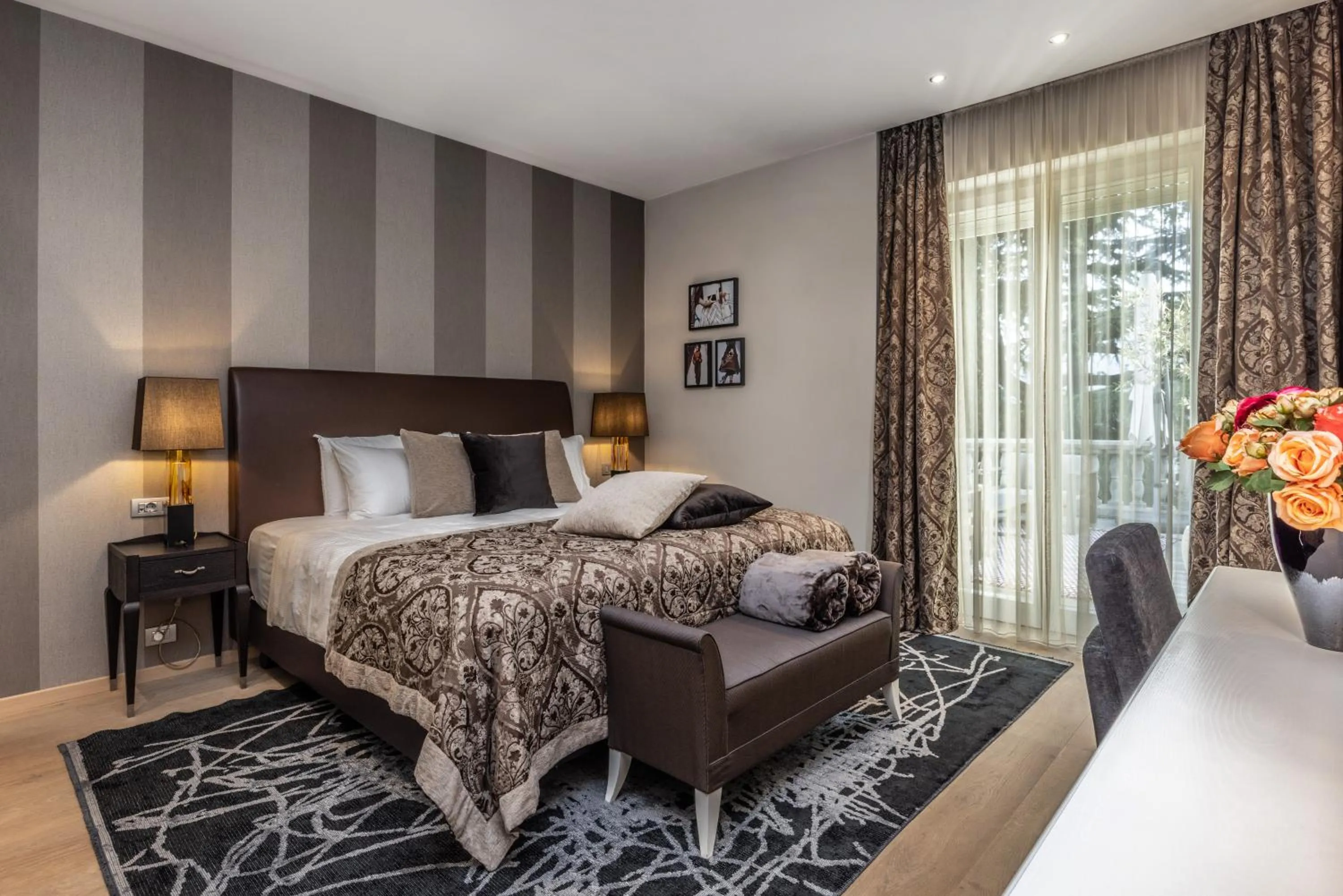 Bedroom, Bed in Villa Eden a member of Leading Hotels of the World