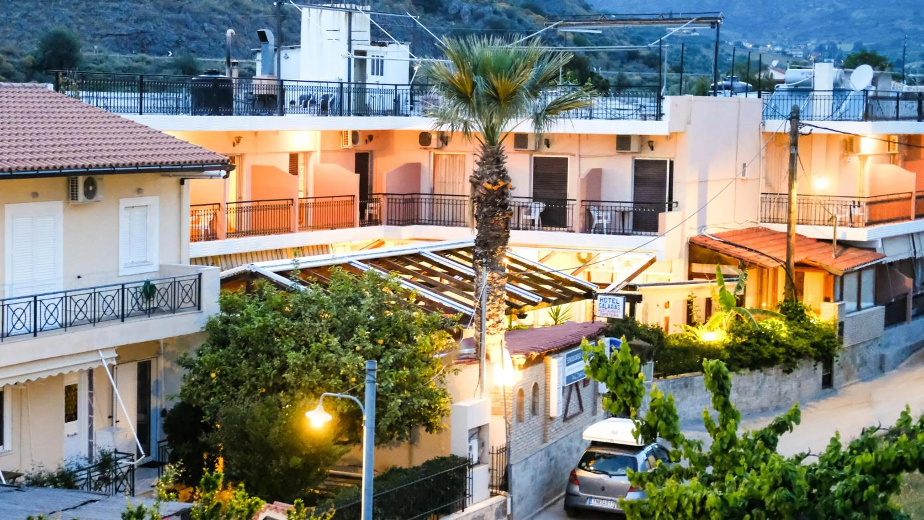 Bird's eye view in Hotel Galaxias