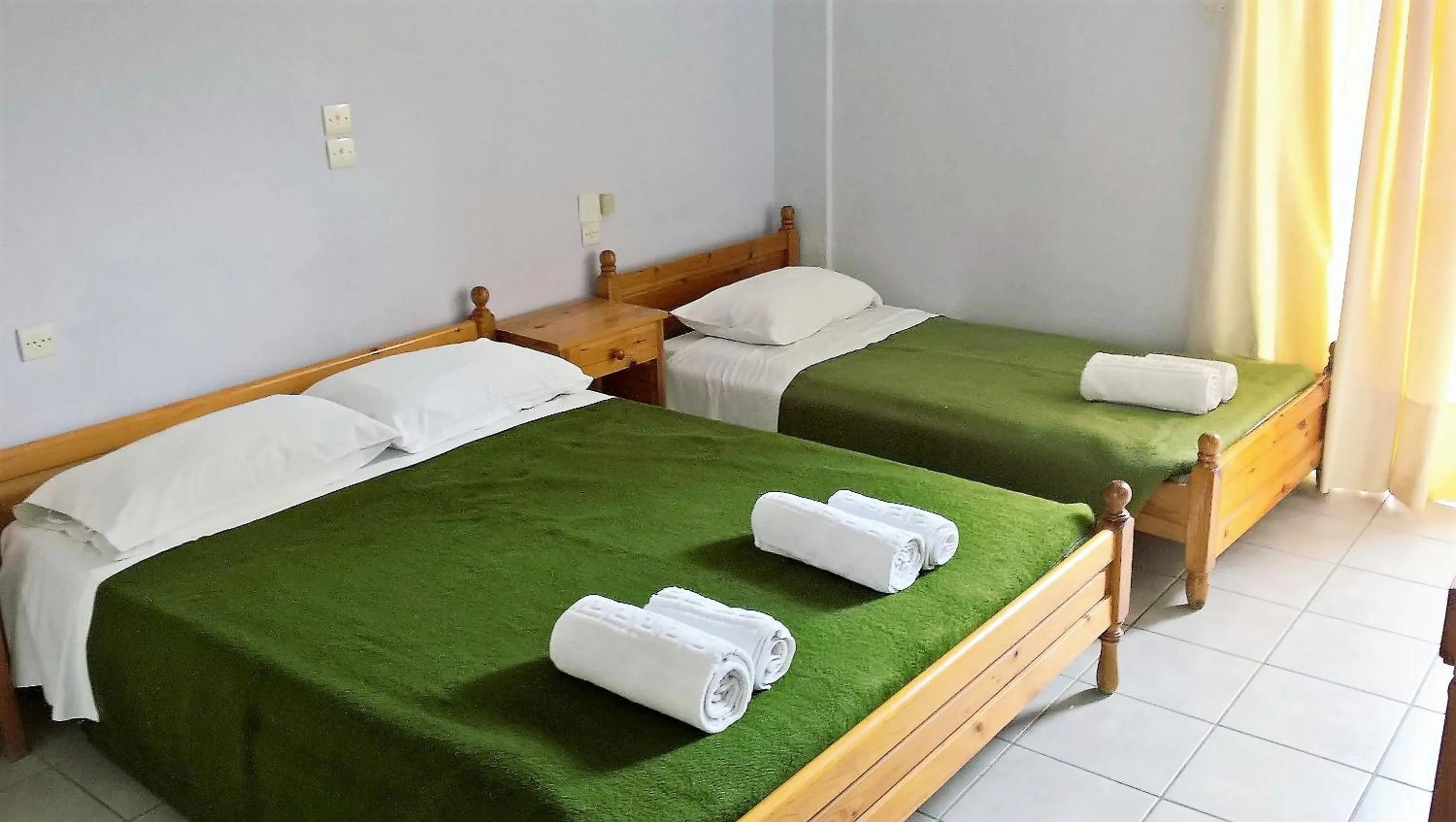 Bed in Hotel Galaxias