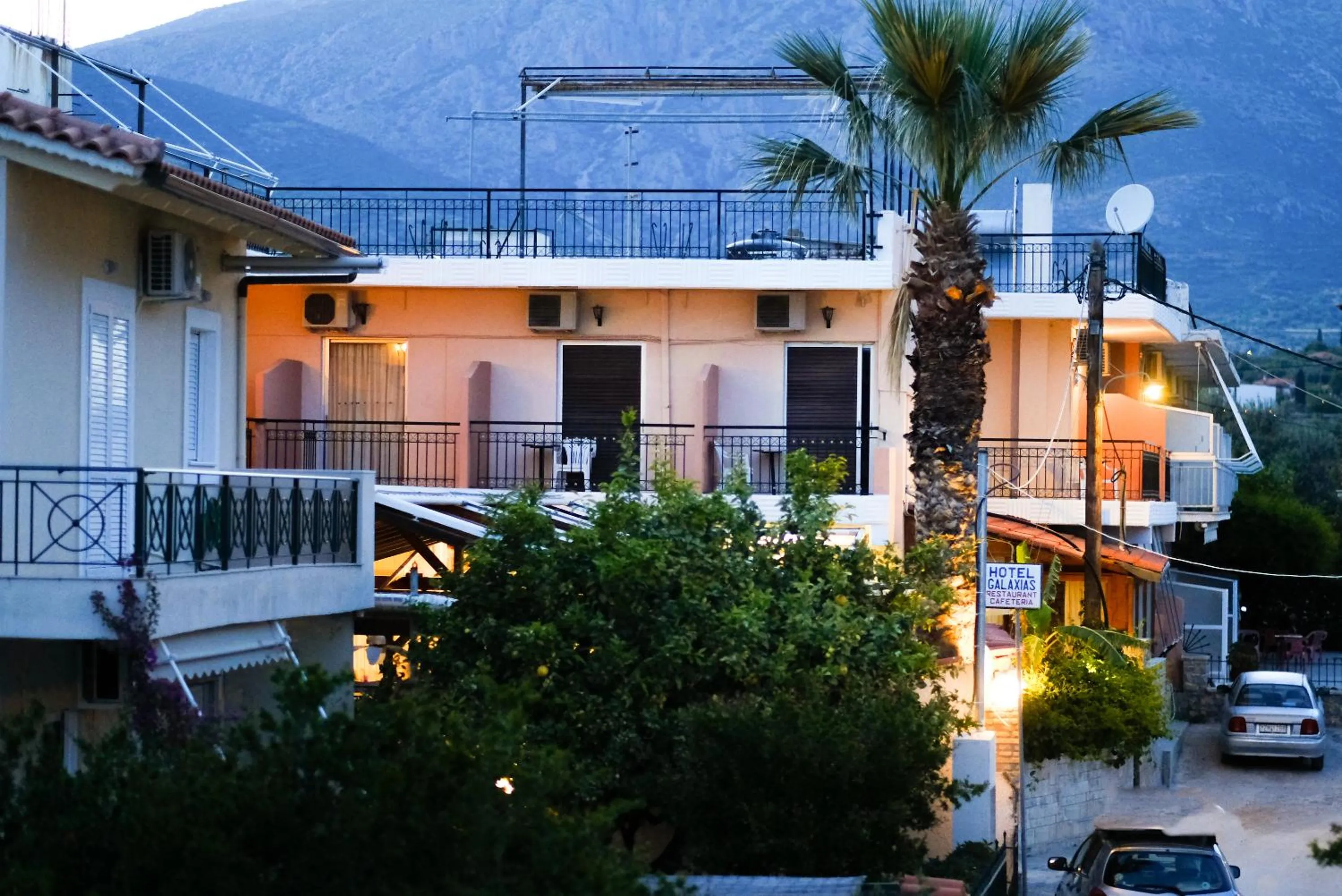 Bird's eye view in Hotel Galaxias