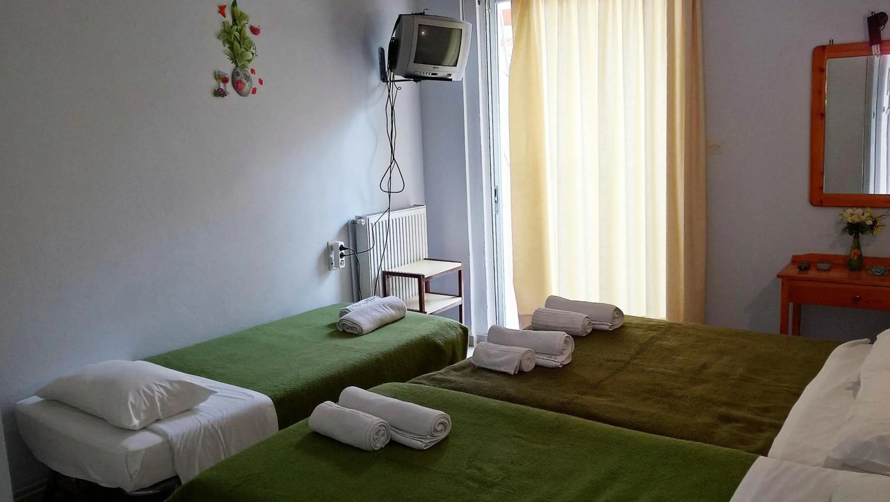 Bed in Hotel Galaxias