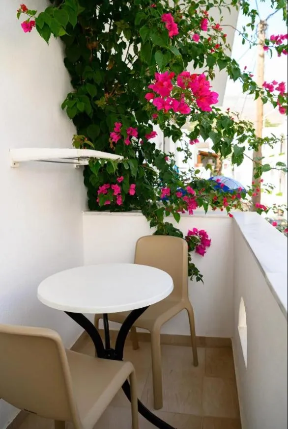 Balcony/Terrace in Alianthos Beach Hotel