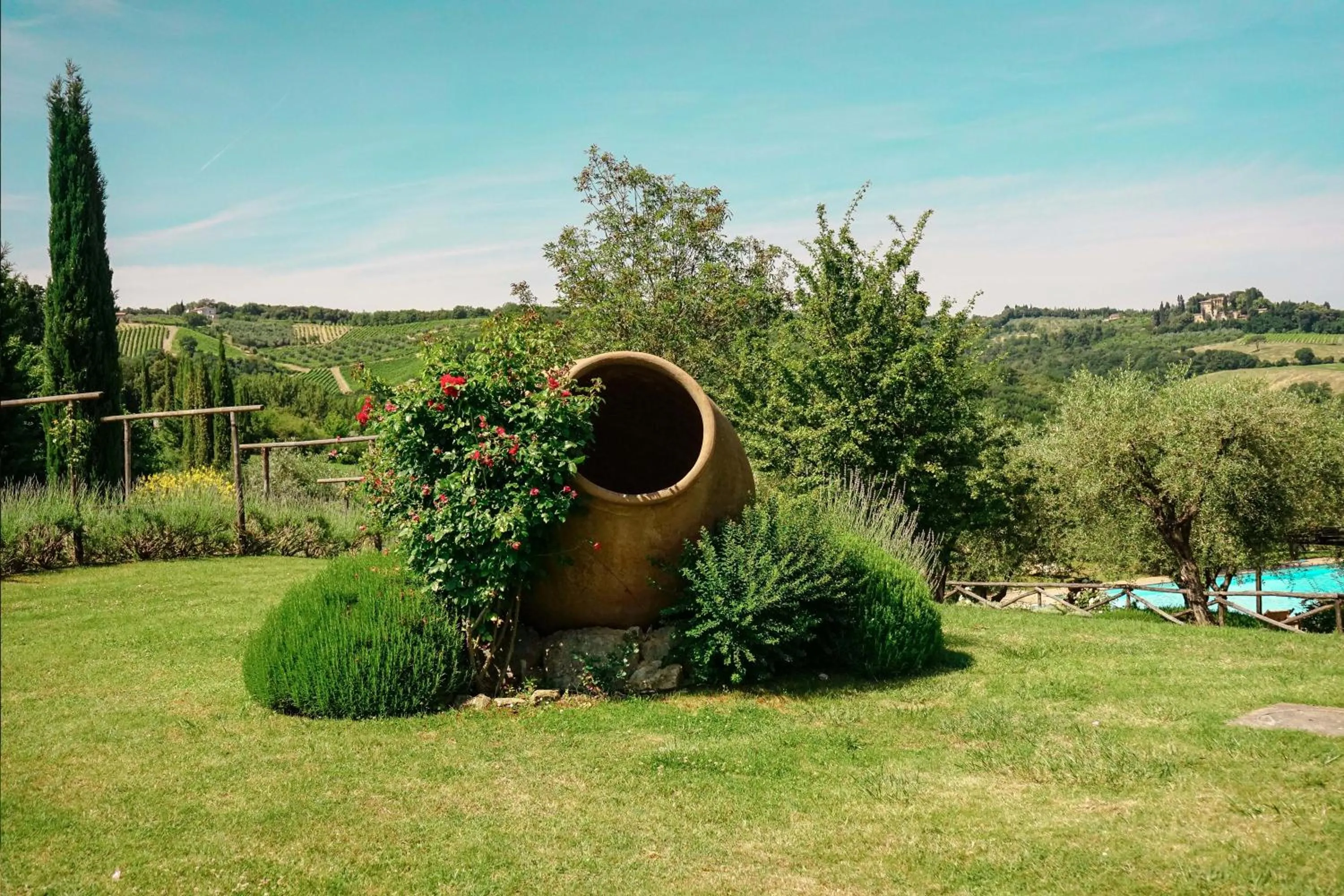 Decorative detail in Tenuta Sant'Ilario