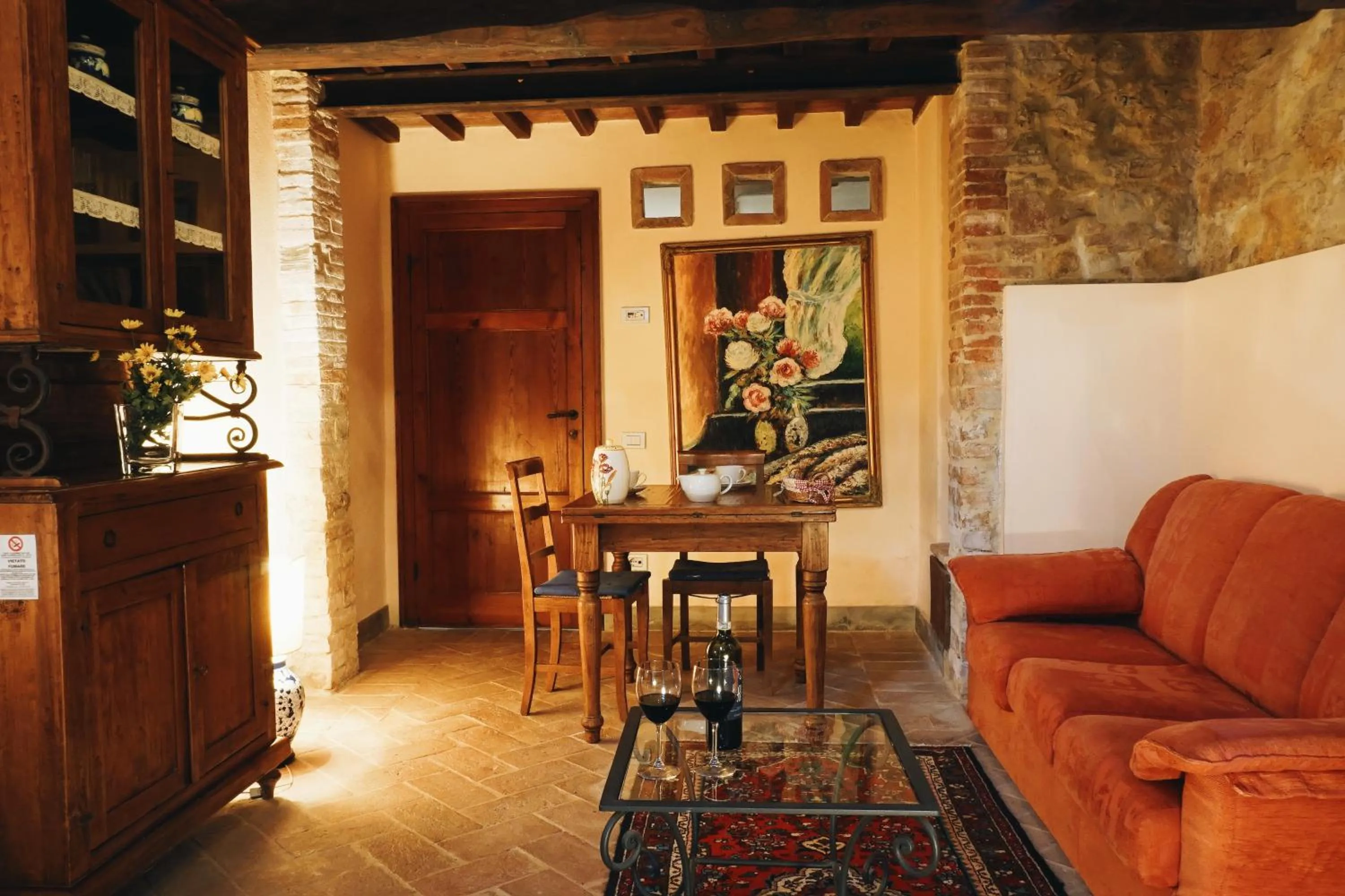 Seating area in Tenuta Sant'Ilario