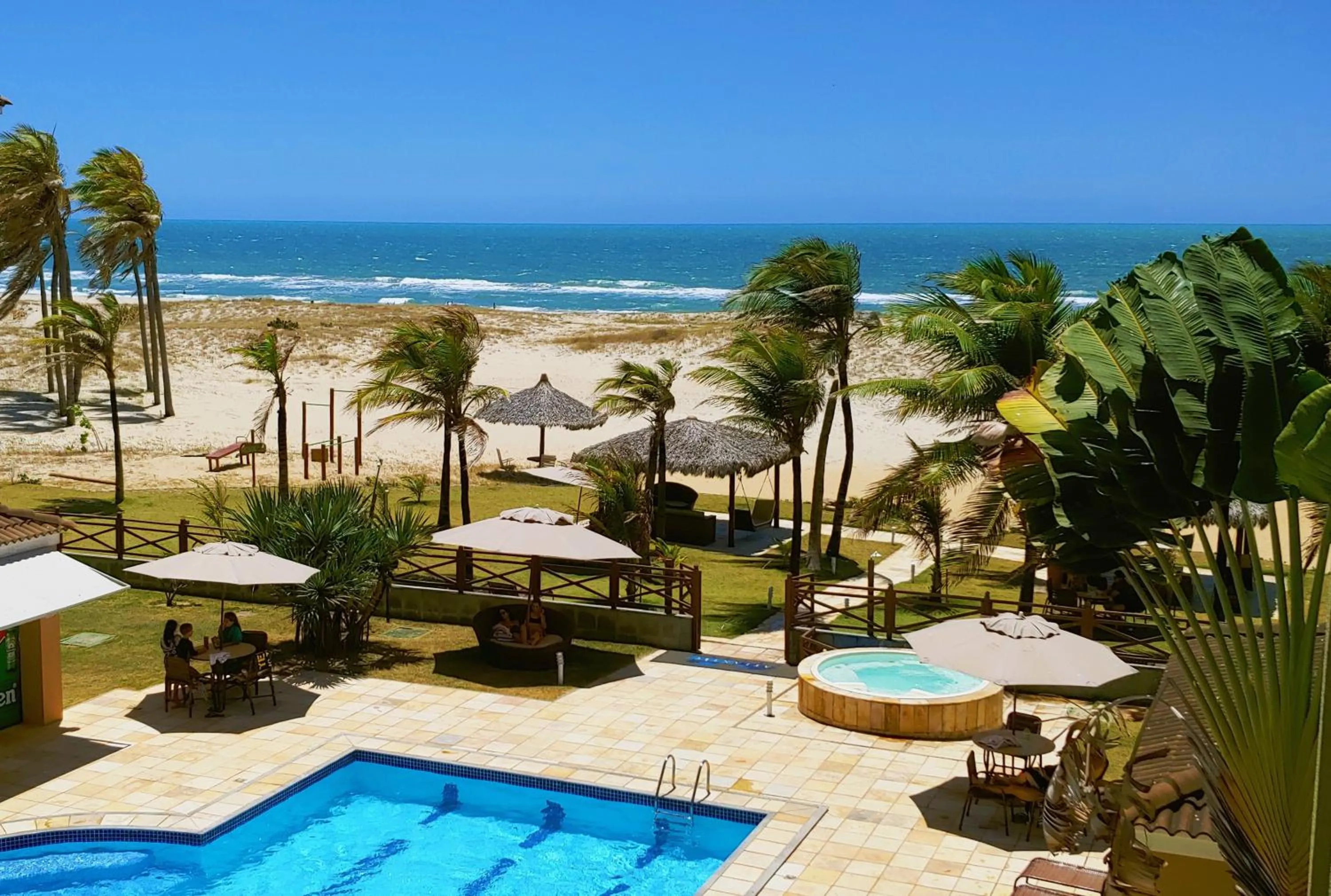 Swimming pool in Atlantic Palace Family inn