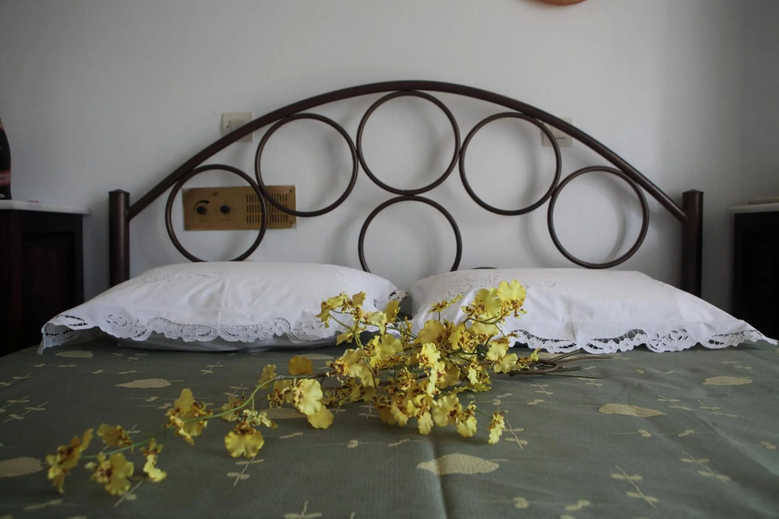 Bed in Hotel Pegasos